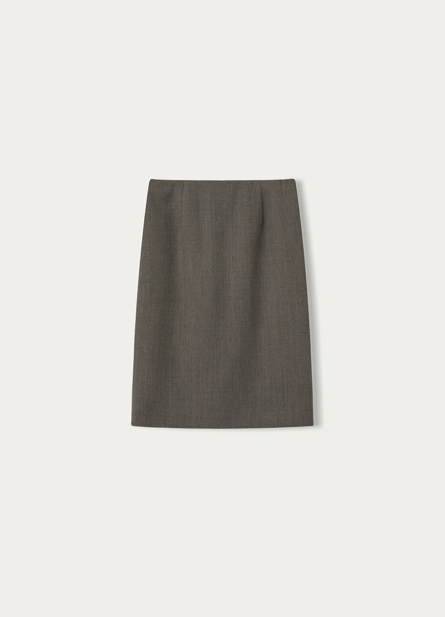 Nothing Written Vinci wool skirt (Smoky taupe)