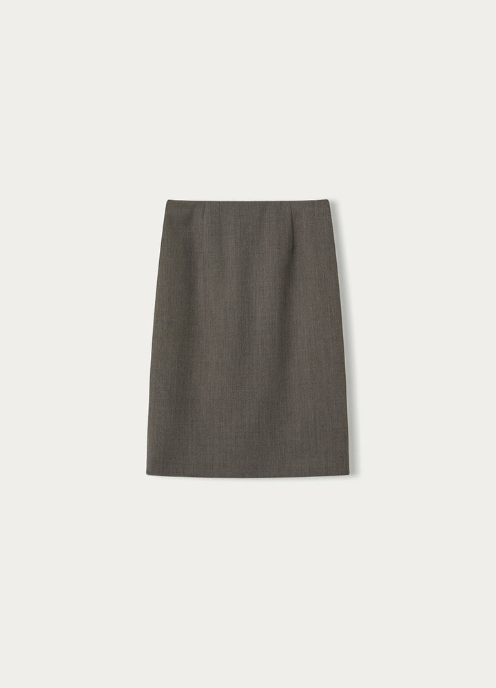 Nothing Written Vinci wool skirt (Smoky taupe)