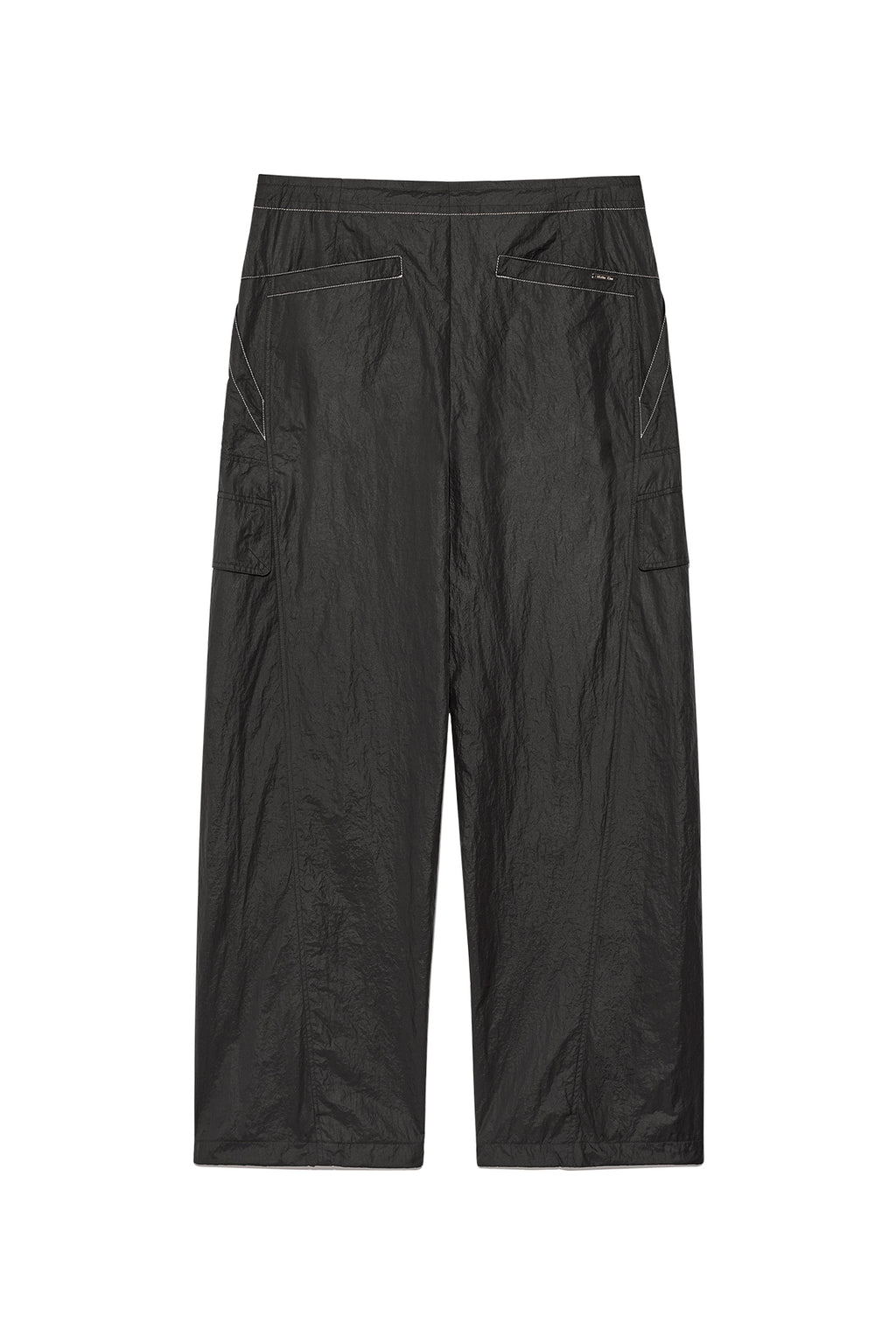 [matinkim] STITCH POINT NYLON PANTS FOR MEN IN CHARCOAL