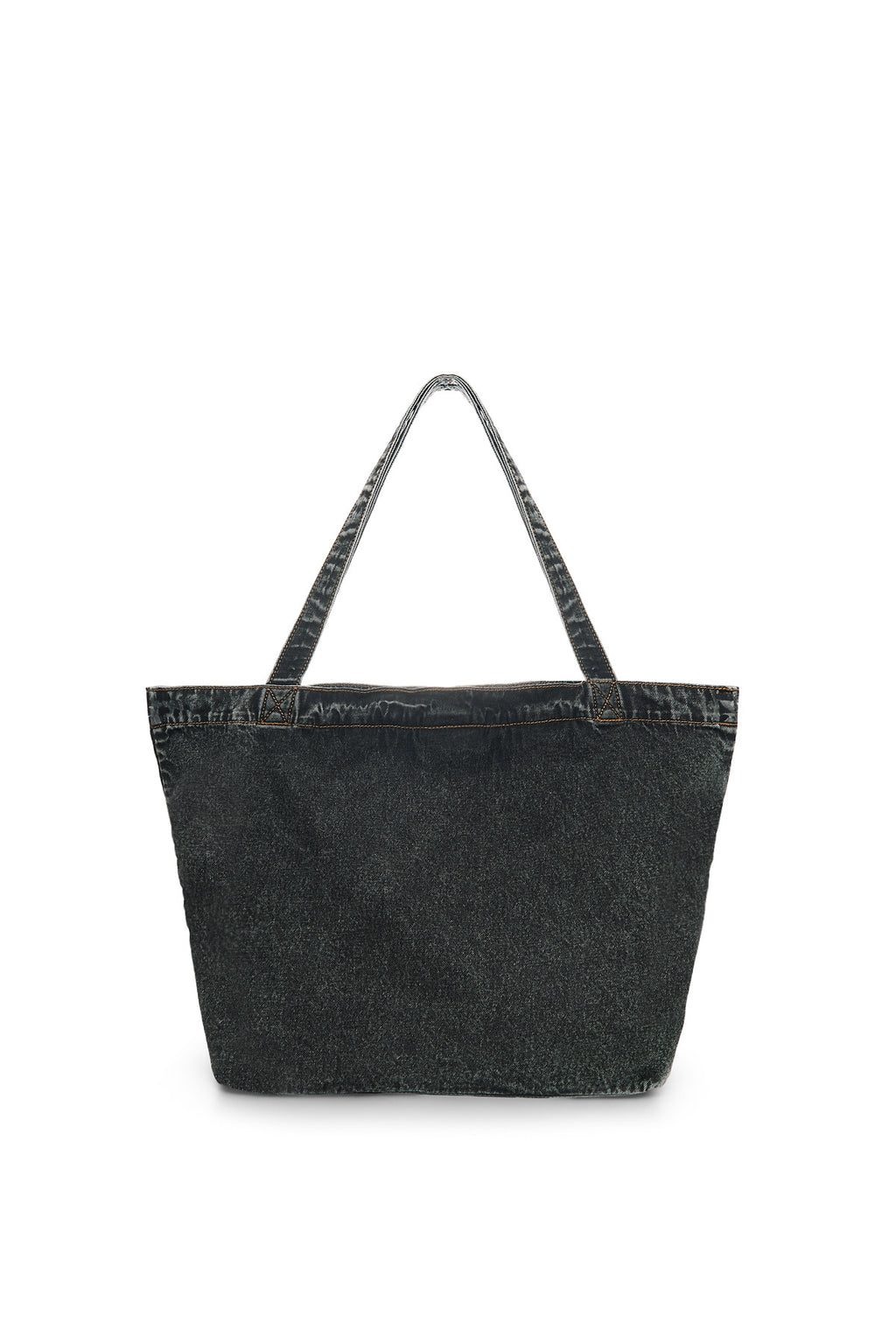 [matinkim] Matin Stitch Denim Shoulder Bag IN Black