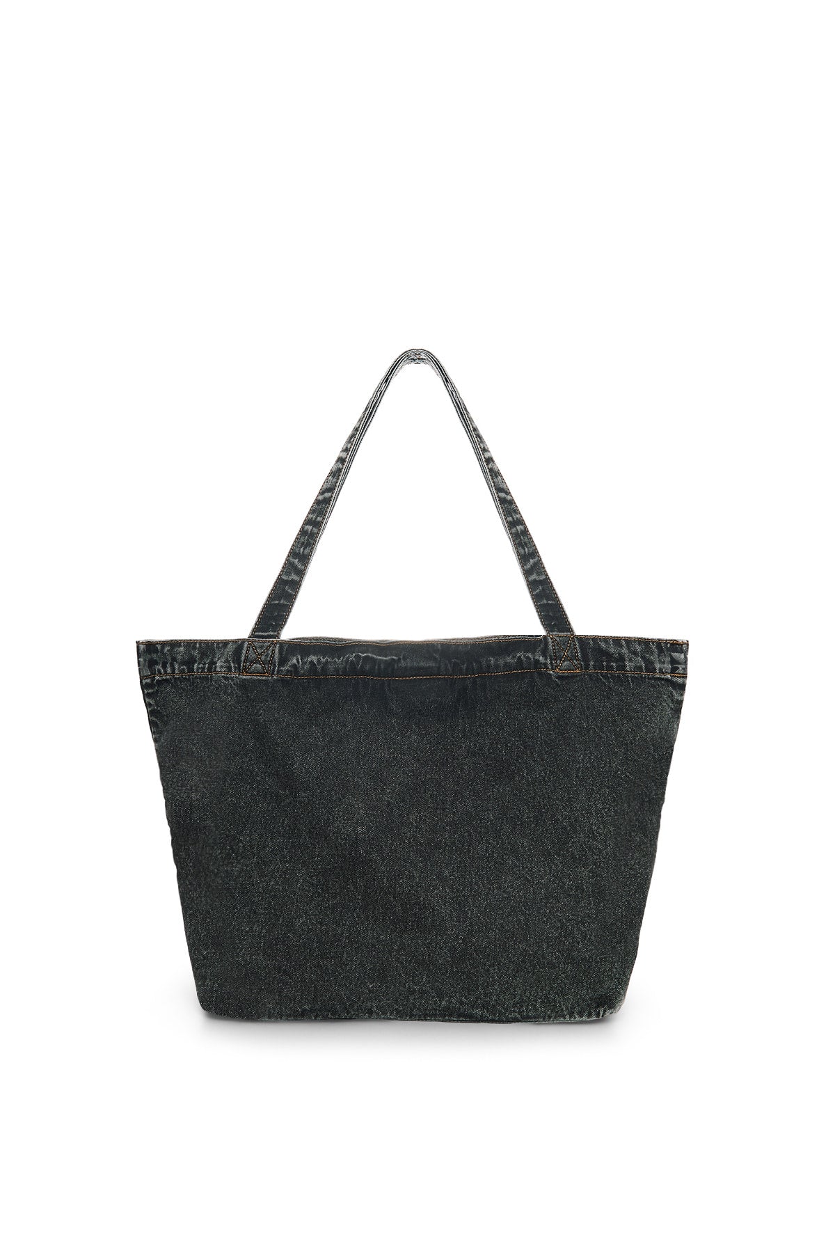 [matinkim] Matin Stitch Denim Shoulder Bag IN Black