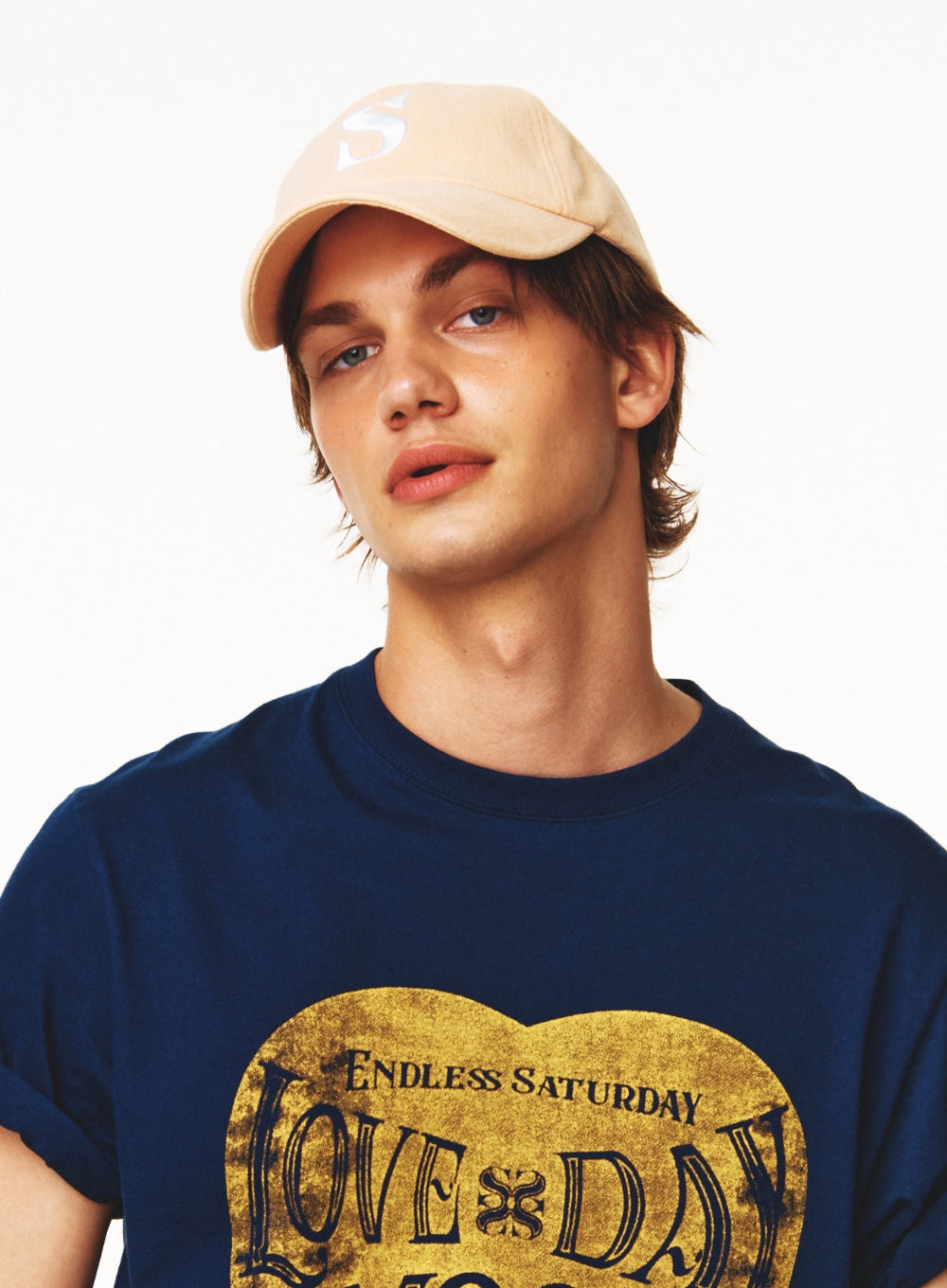 [satur] Vintage Casual Ball Cap - Peach