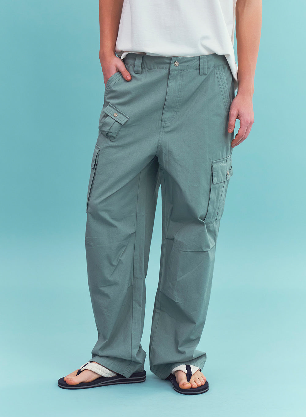 Satur Cotton Ripstop Cargo Pants - Light Khaki