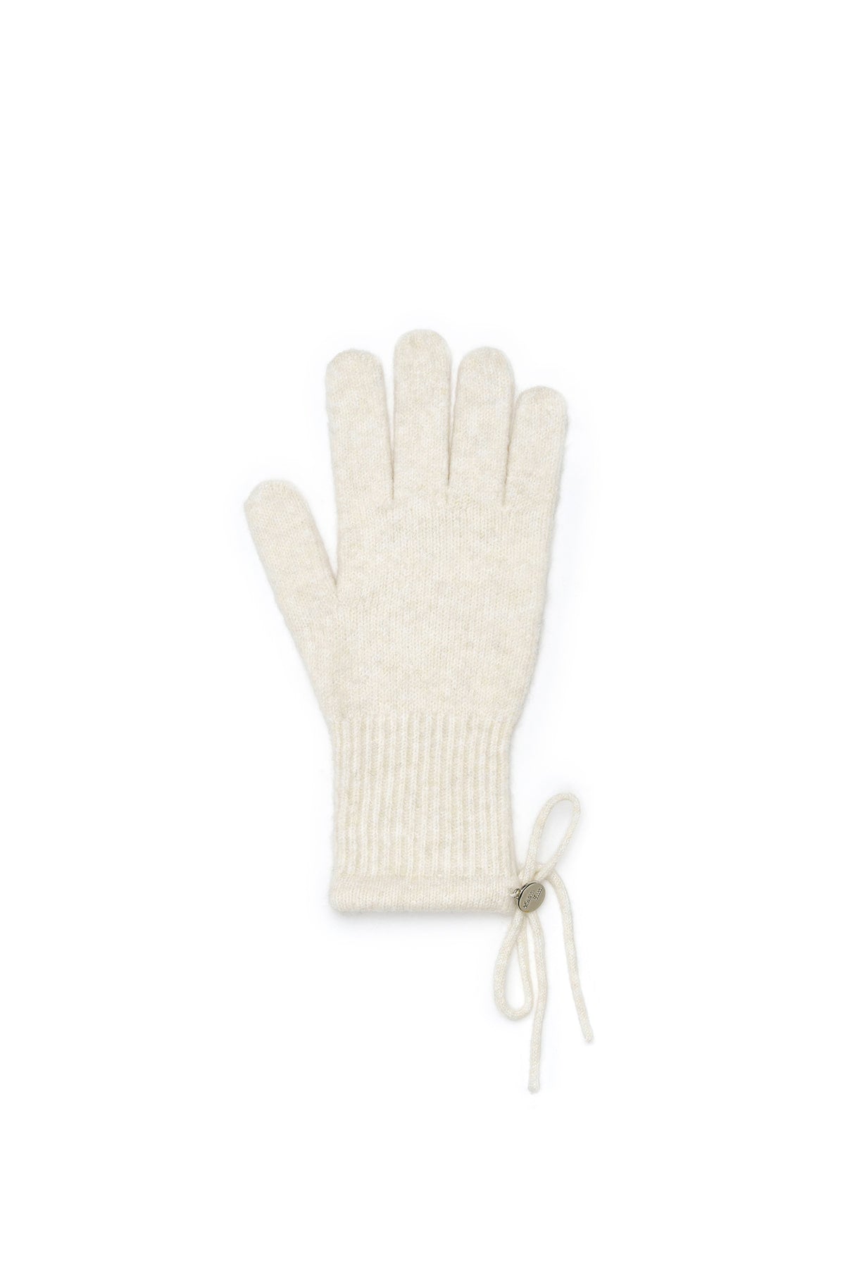 Matinkim Ribbon Finger Hole Gloves IN Ivory