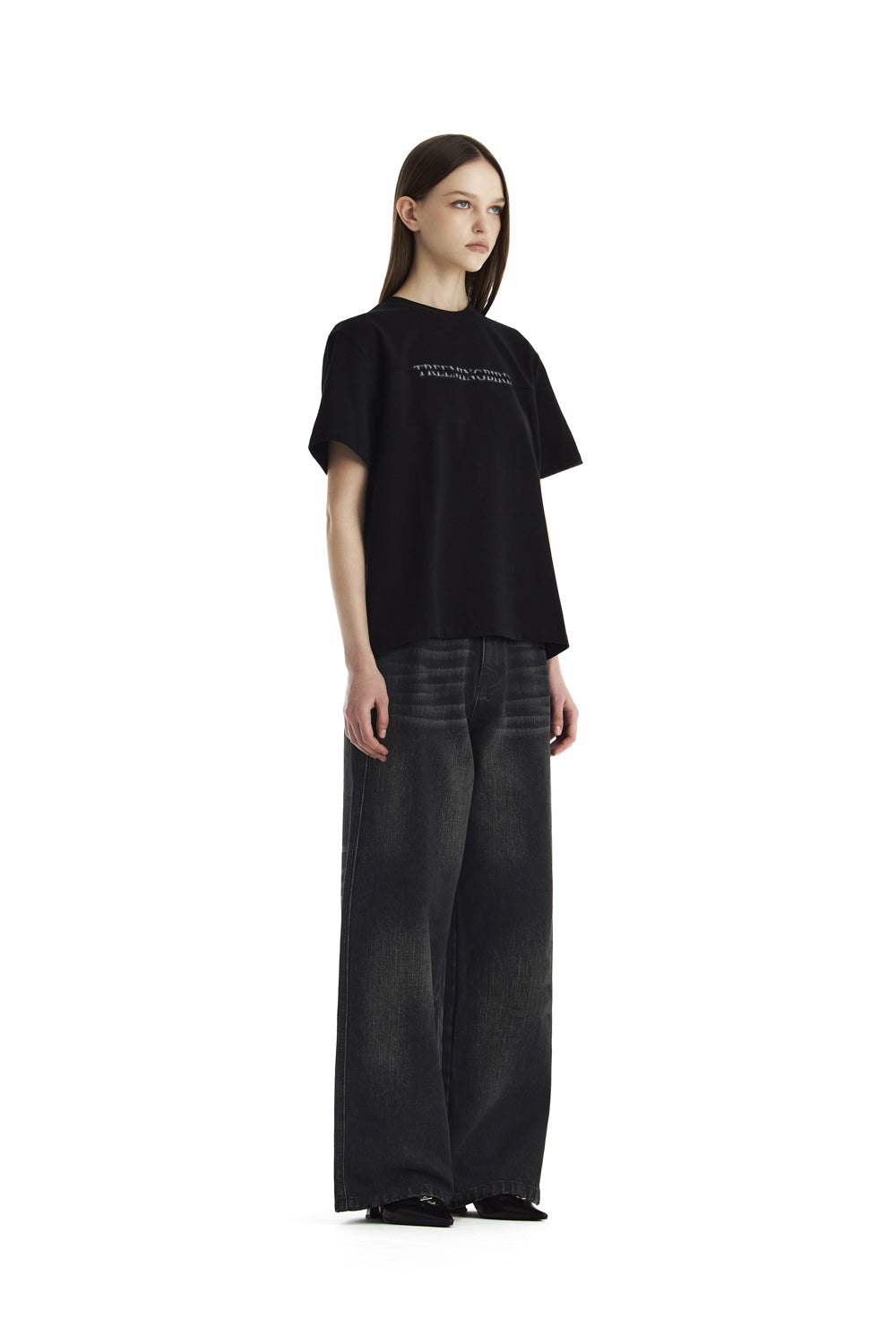Treemingbird Blurry Logo T-Shirts Black