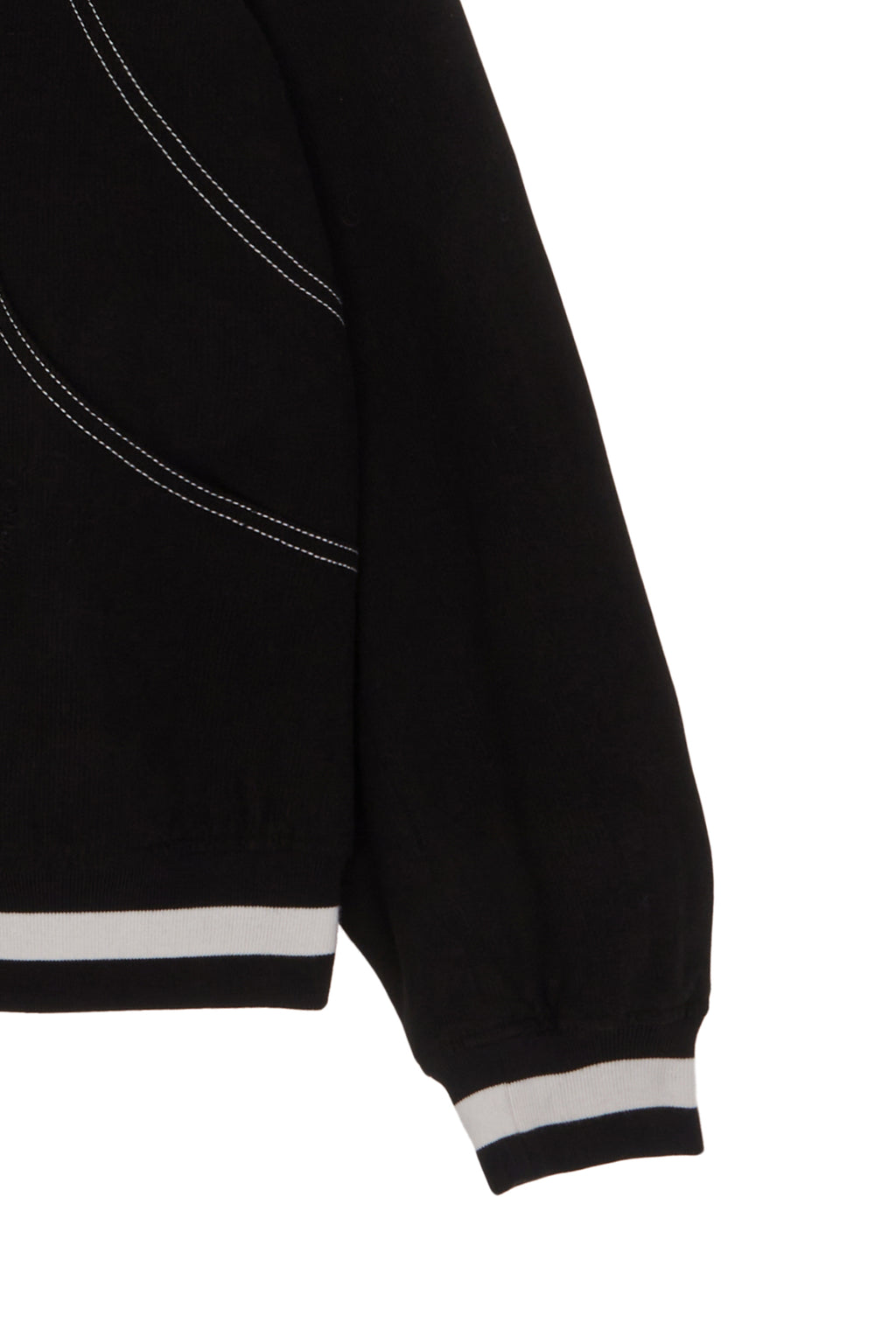 Matinkim Stitch Varsity Jumper IN Black
