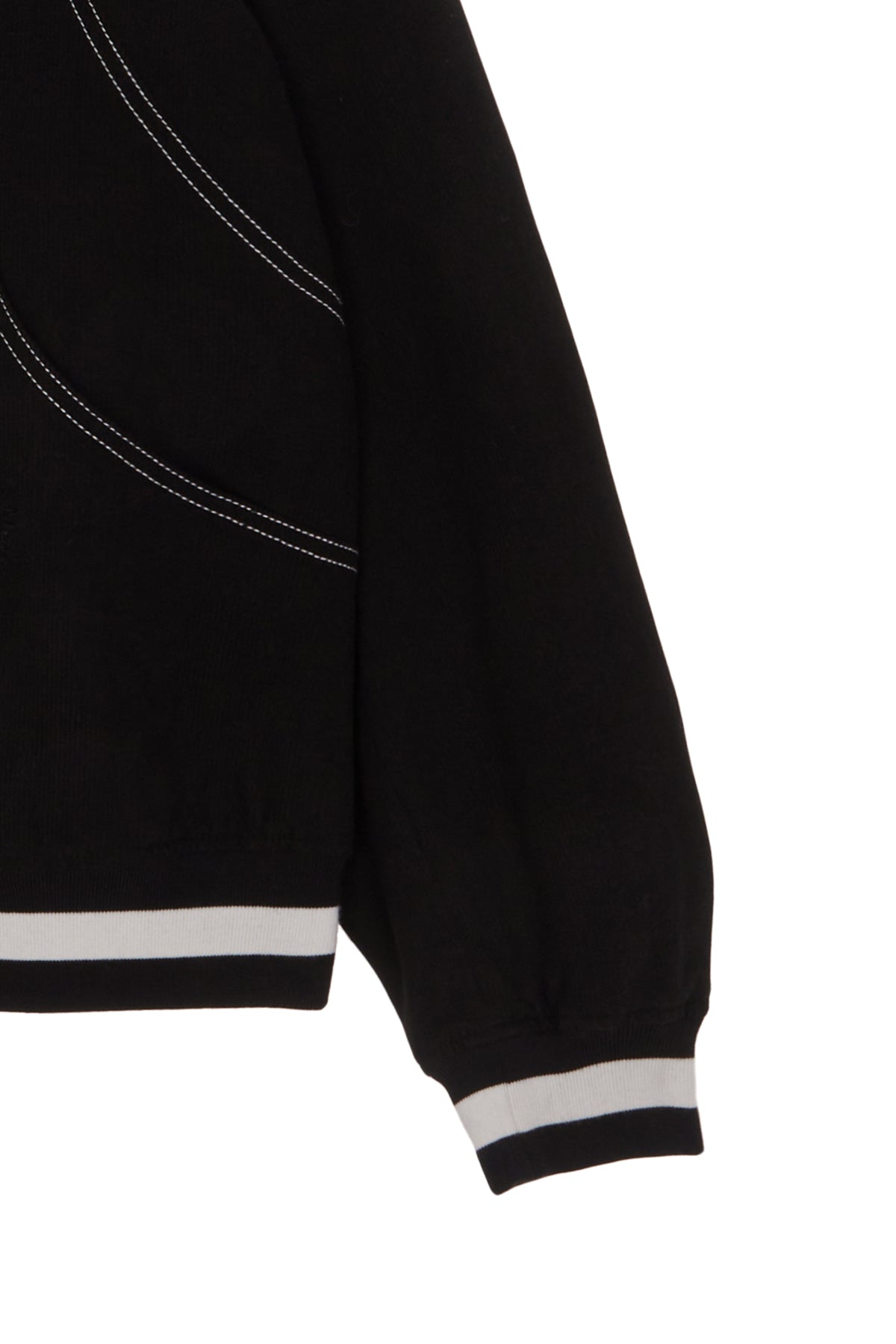 Matinkim Stitch Varsity Jumper IN Black