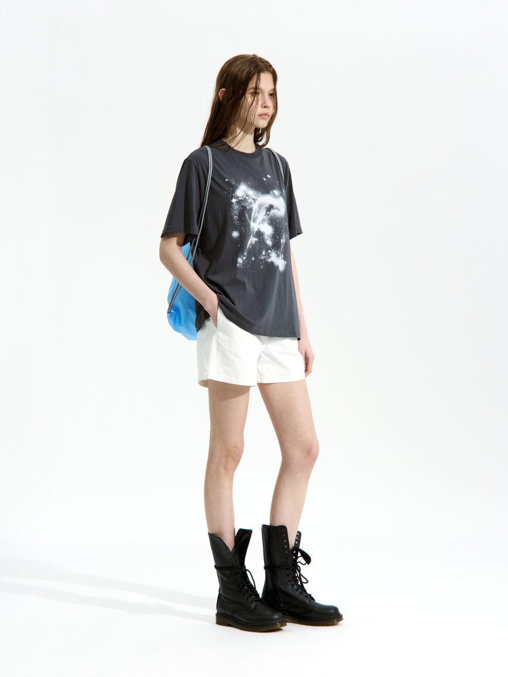 [Low Classic] Drawstring Bag_Blue