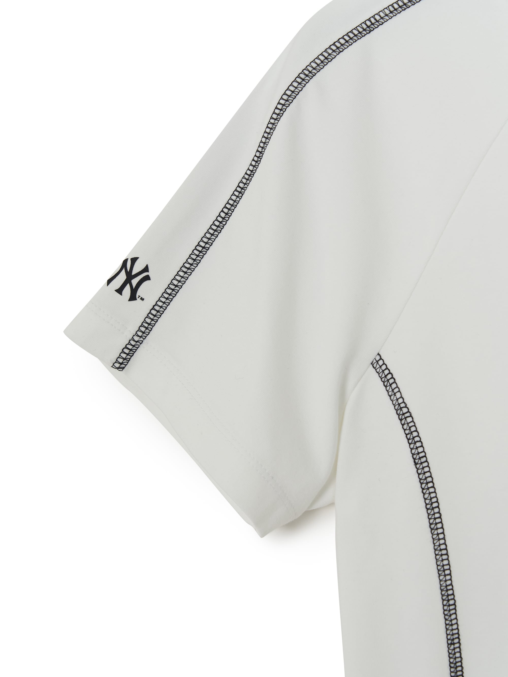 MLB Korea Women's Sportive Track Crop T-Shirts