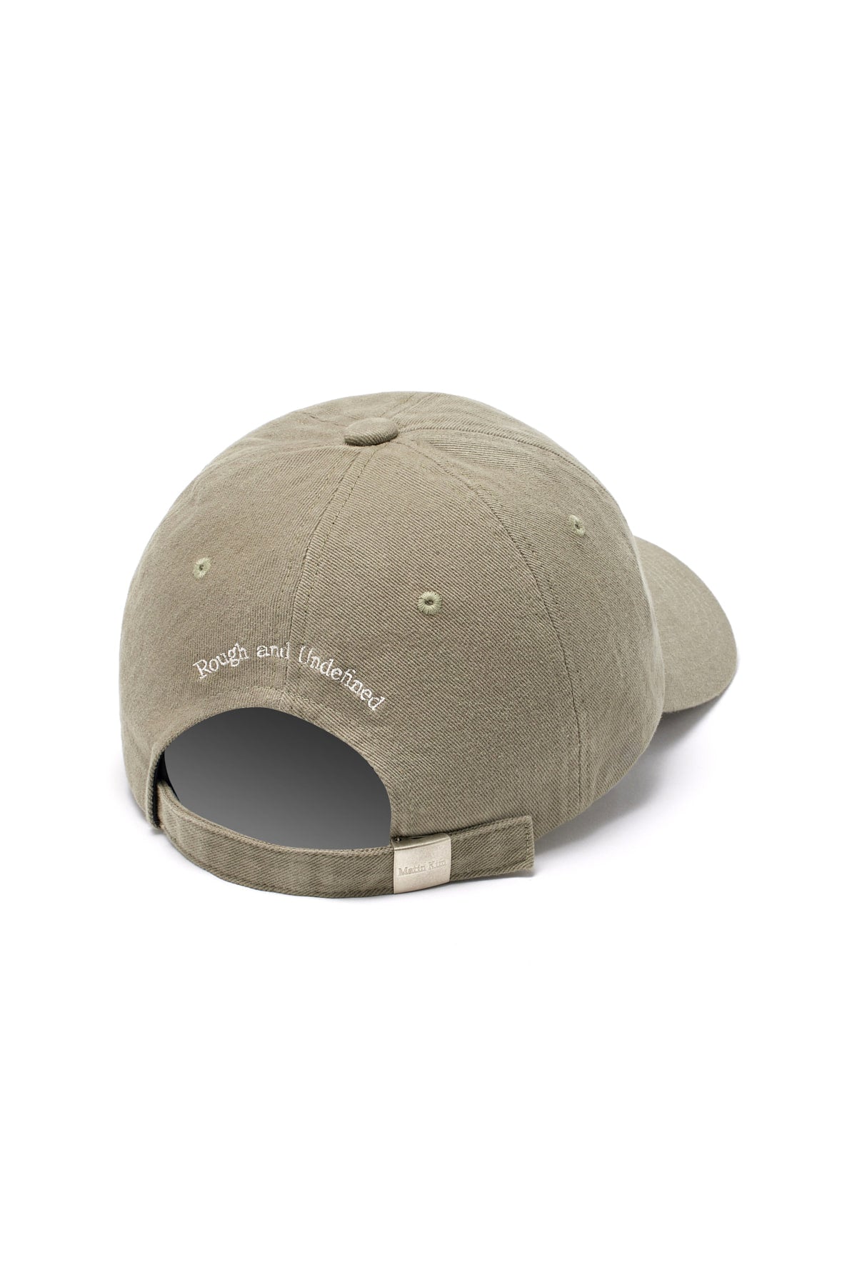 [matinkim] MATIN COTTON WASHED BALL CAP IN KHAKI GREY