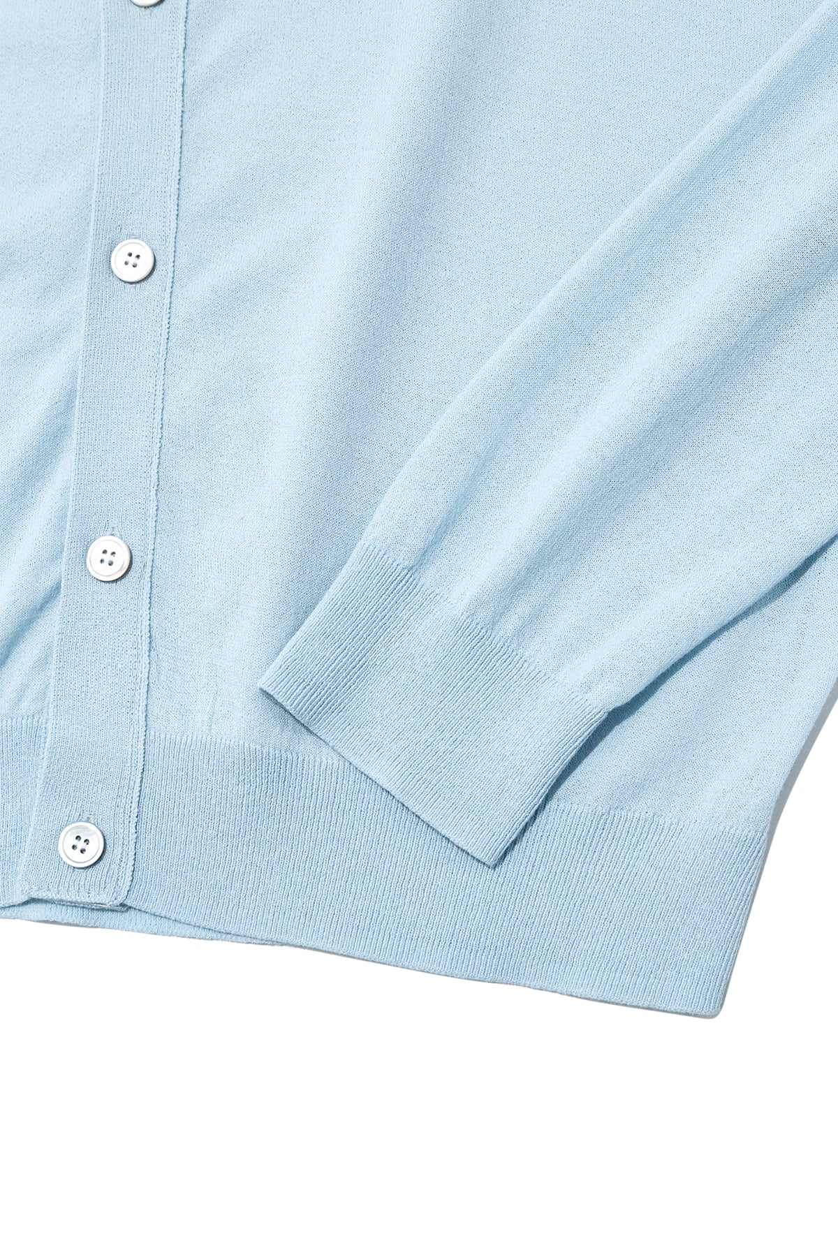 [matinkim] BACK LOGO SEE THROUGH CARDIGAN FOR MEN IN SKY