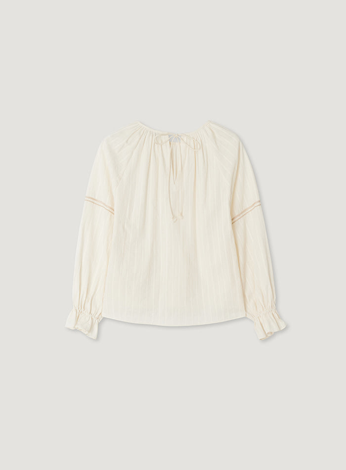 Mango Maniplease Rucy Ethnic Blouse Natural