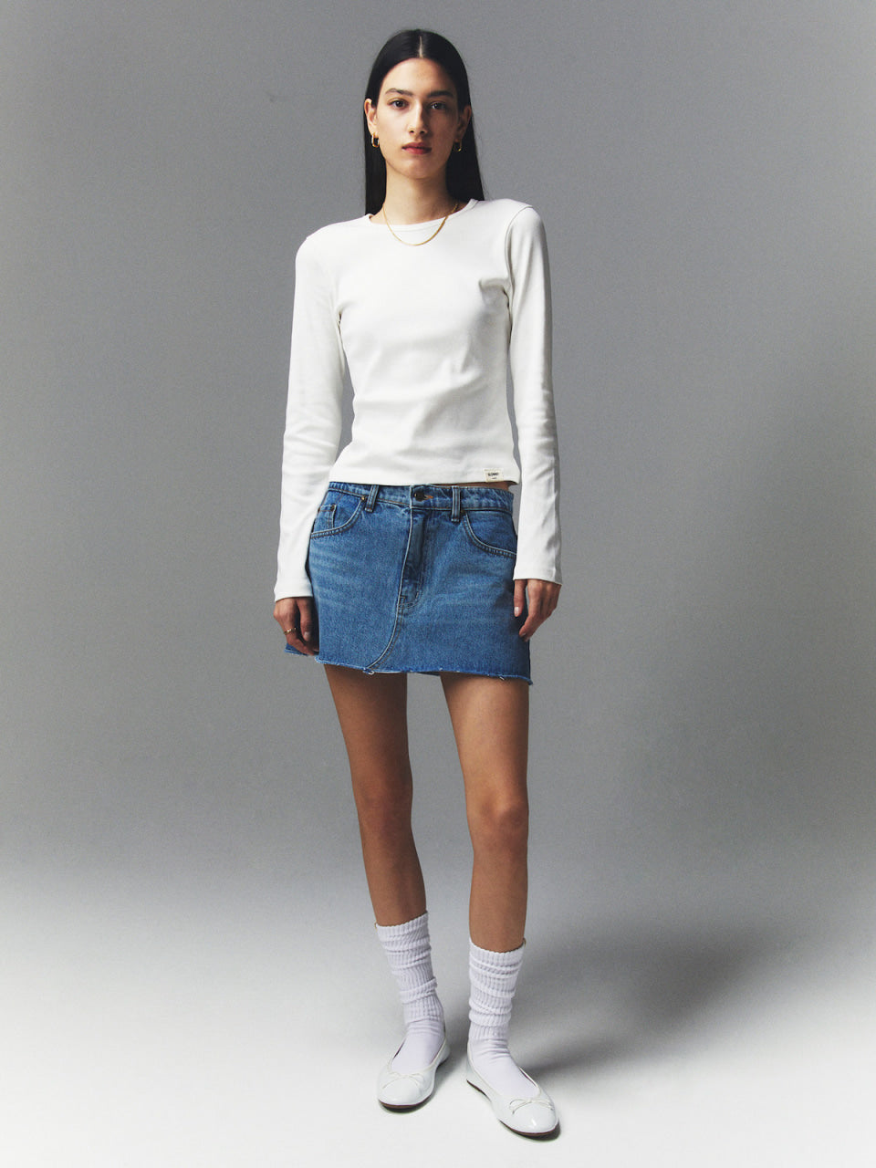 GLOWNY G Classic Long Sleeve (White)