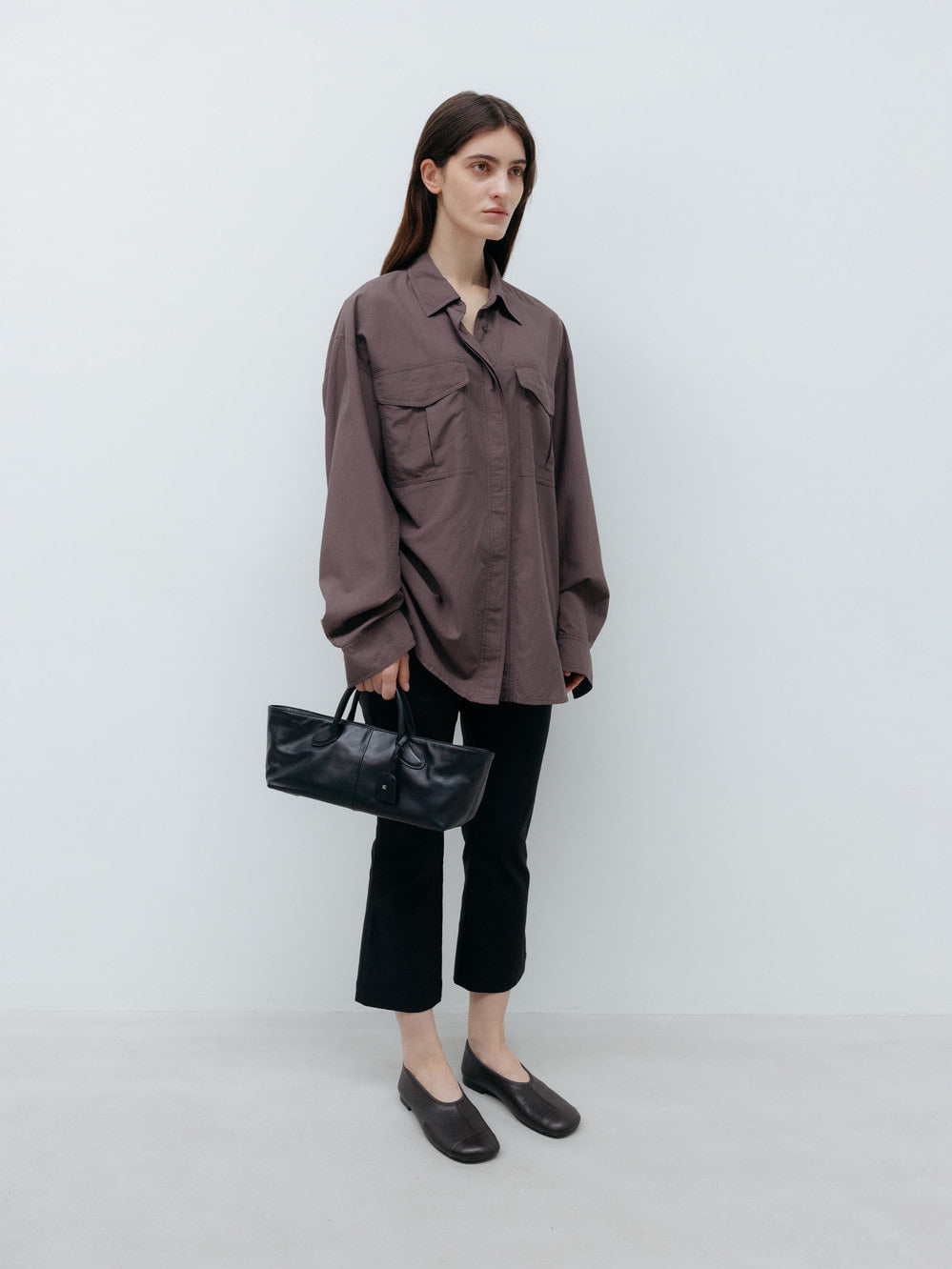 Low Classic Haricot Baby Tote Bag Black