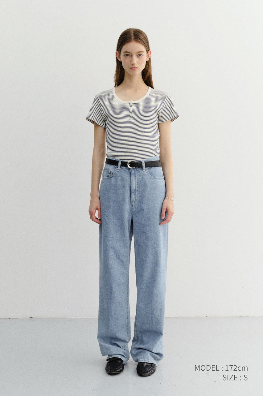 Dunst Summer Straight Jeans Light Blue