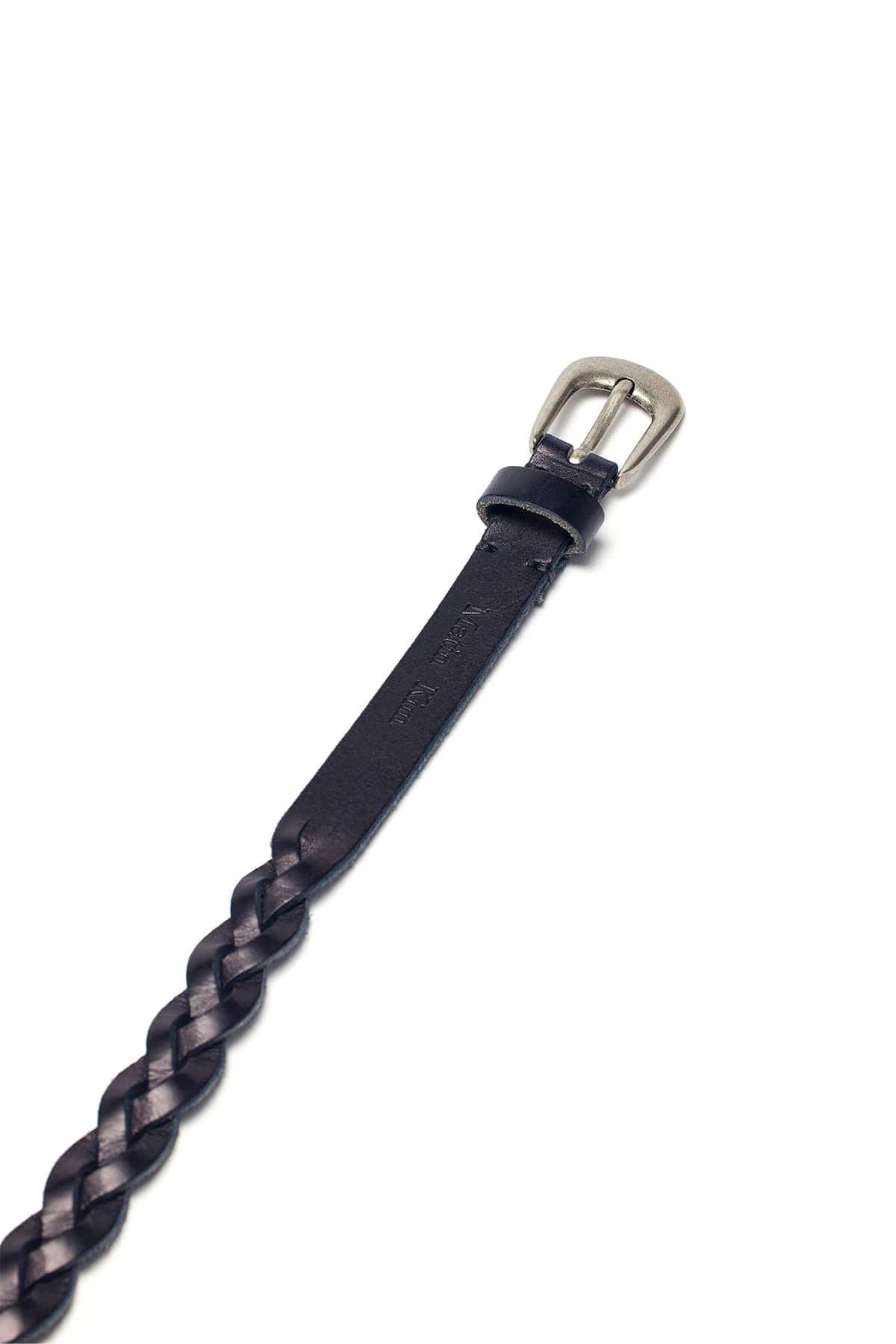 Matinkim Weaving Leather Belt IN Black