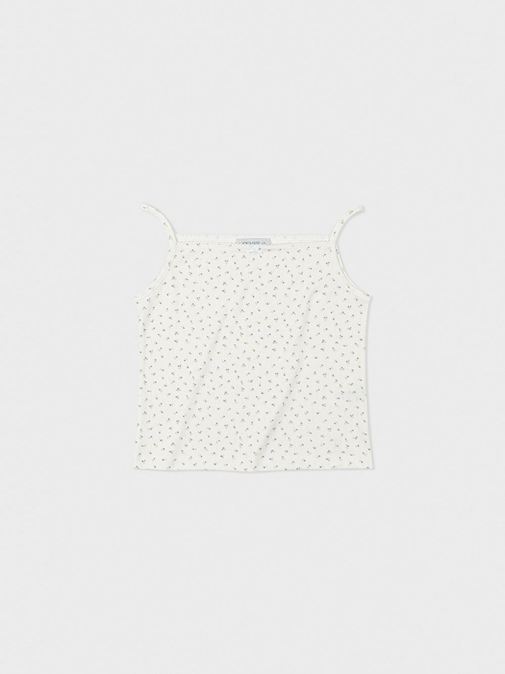 Low Classic Ribbon Pointed Sleeveless Ivory