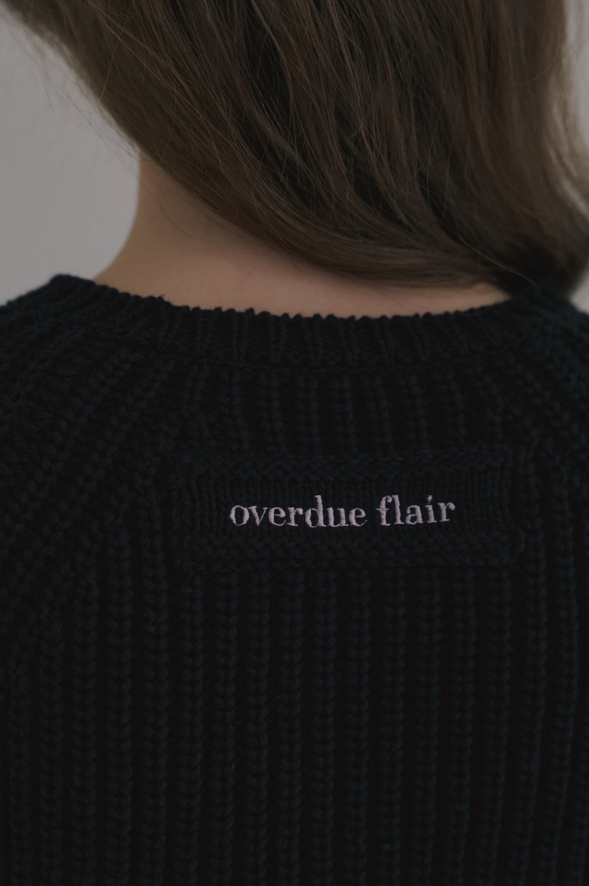 Overdueflair Rolling Cap Sleeve Knit Black