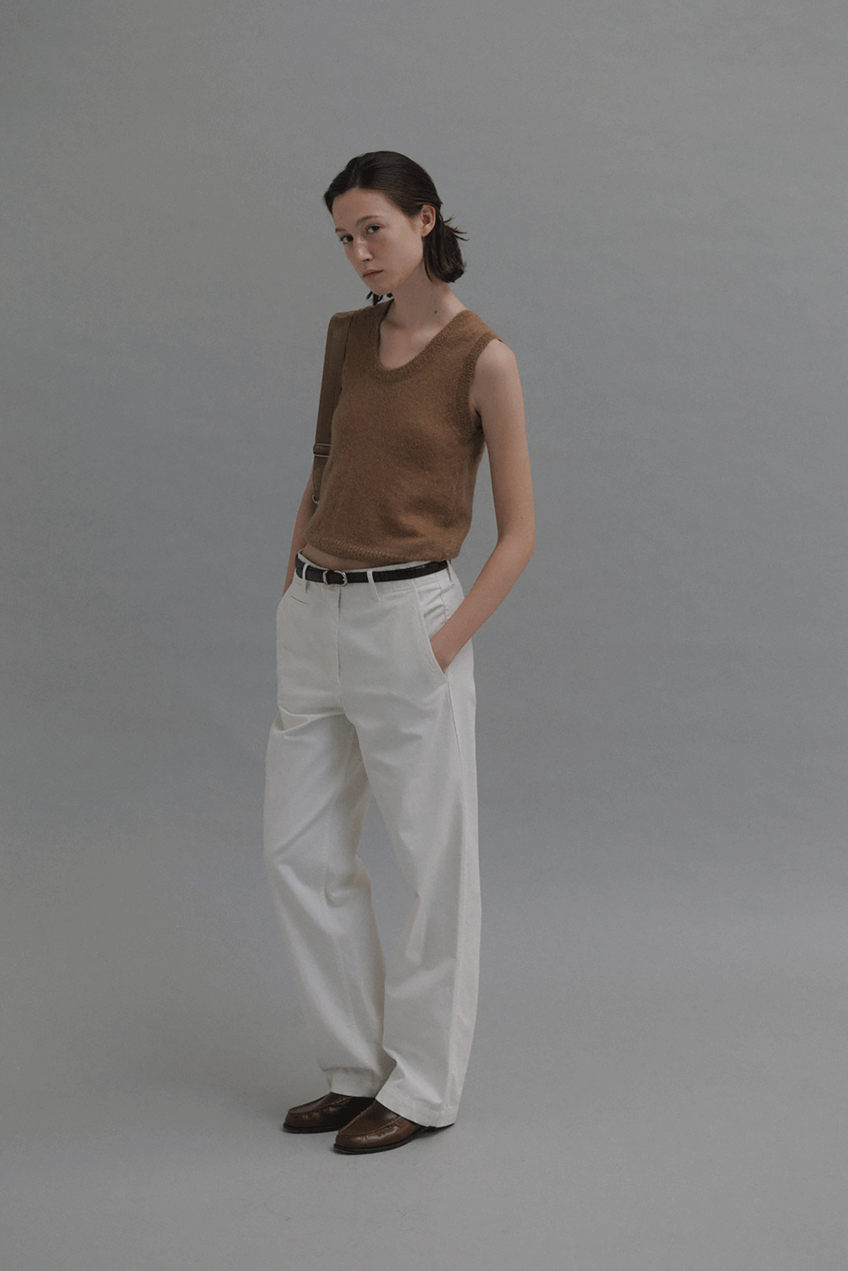 Nothing Written Jeff chino pants (White)