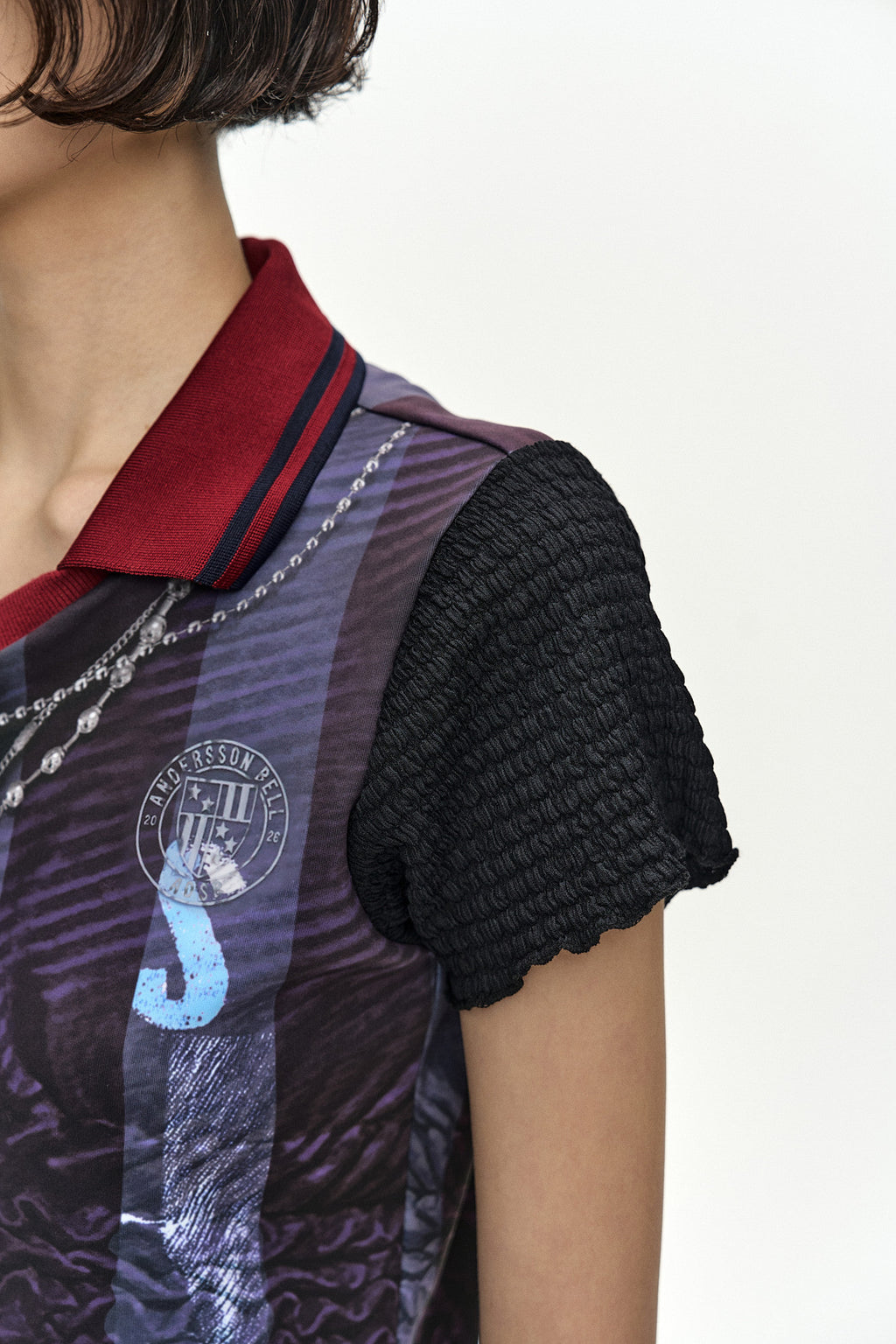 Andersson Bell Vintage Printed Collar Top