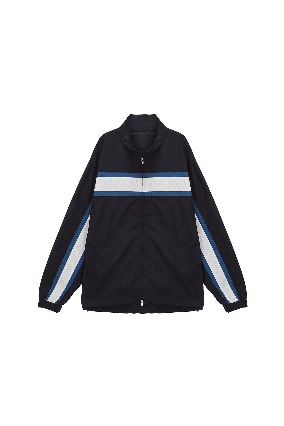 [matinkim] Mesh Mix Racing Jumper For Men IN Black