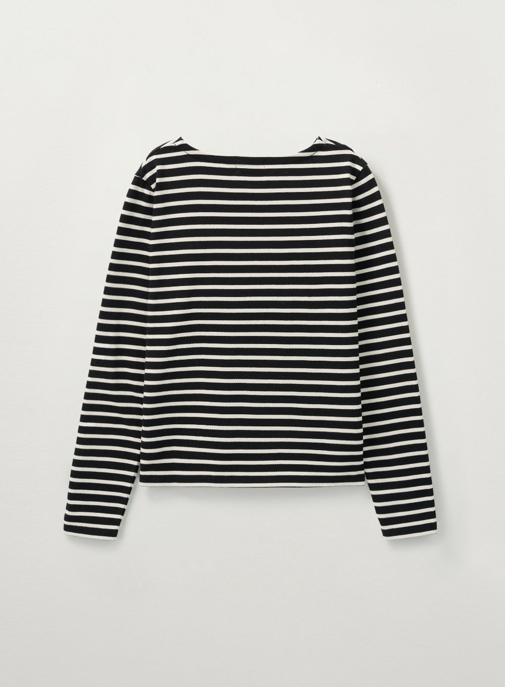 [satur] (W) Bon Voyage Border Long Sleeve - Black