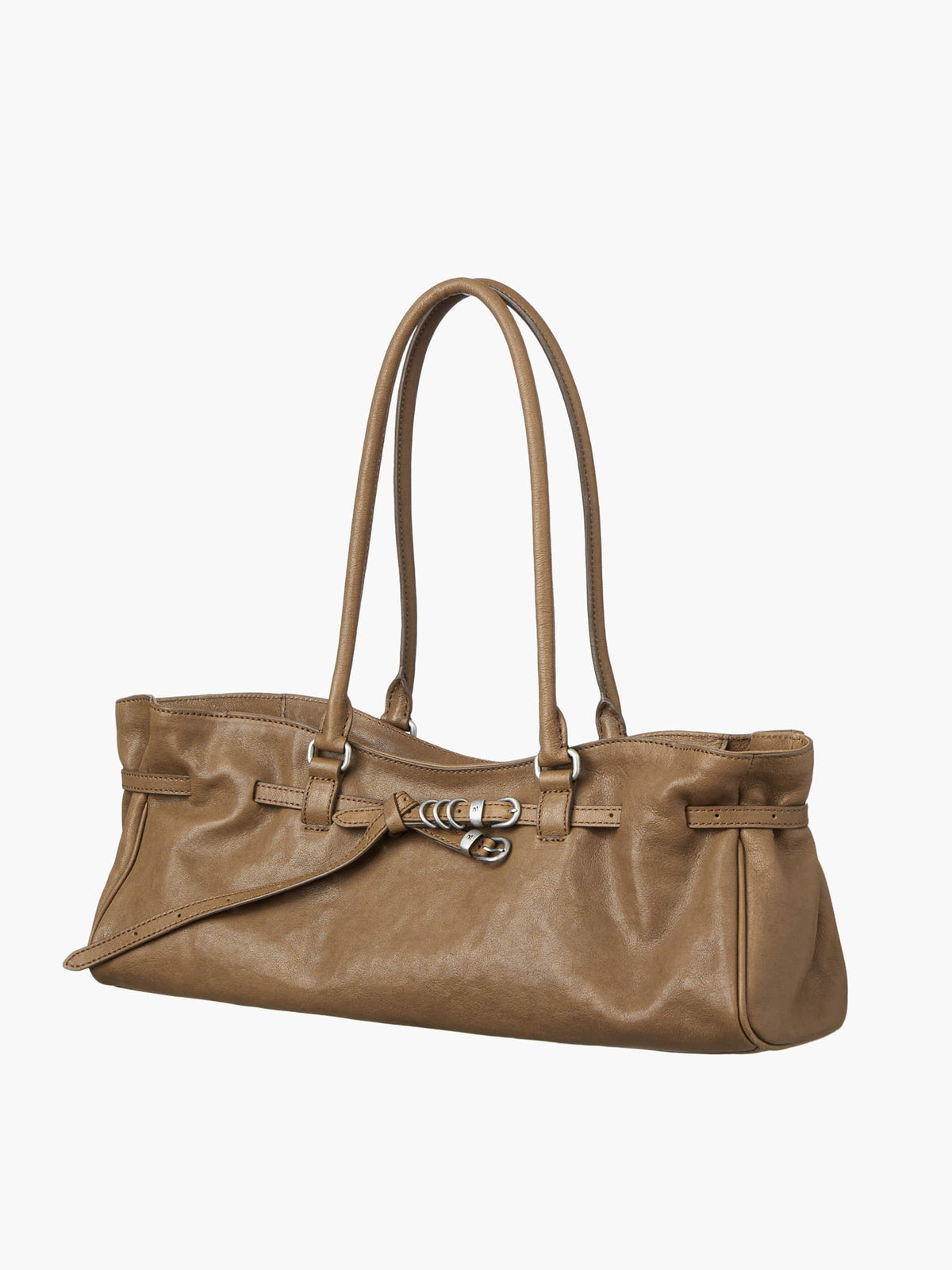 Margesherwood Soft Grandma Shoulder Bag vintage camel washed nappa