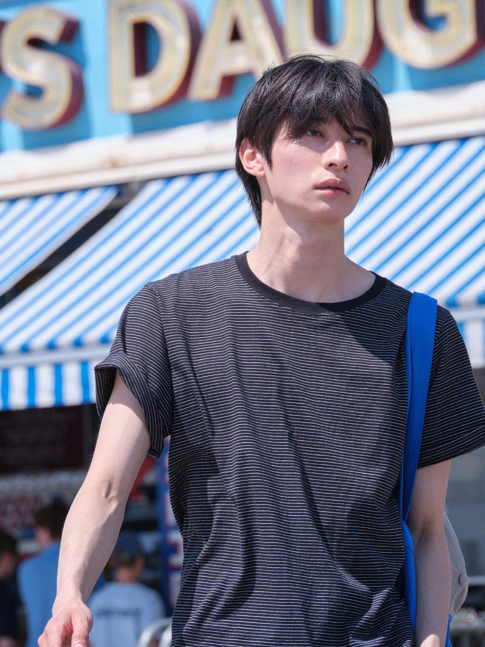 Low Classic Lc Striped Basic Tee Black