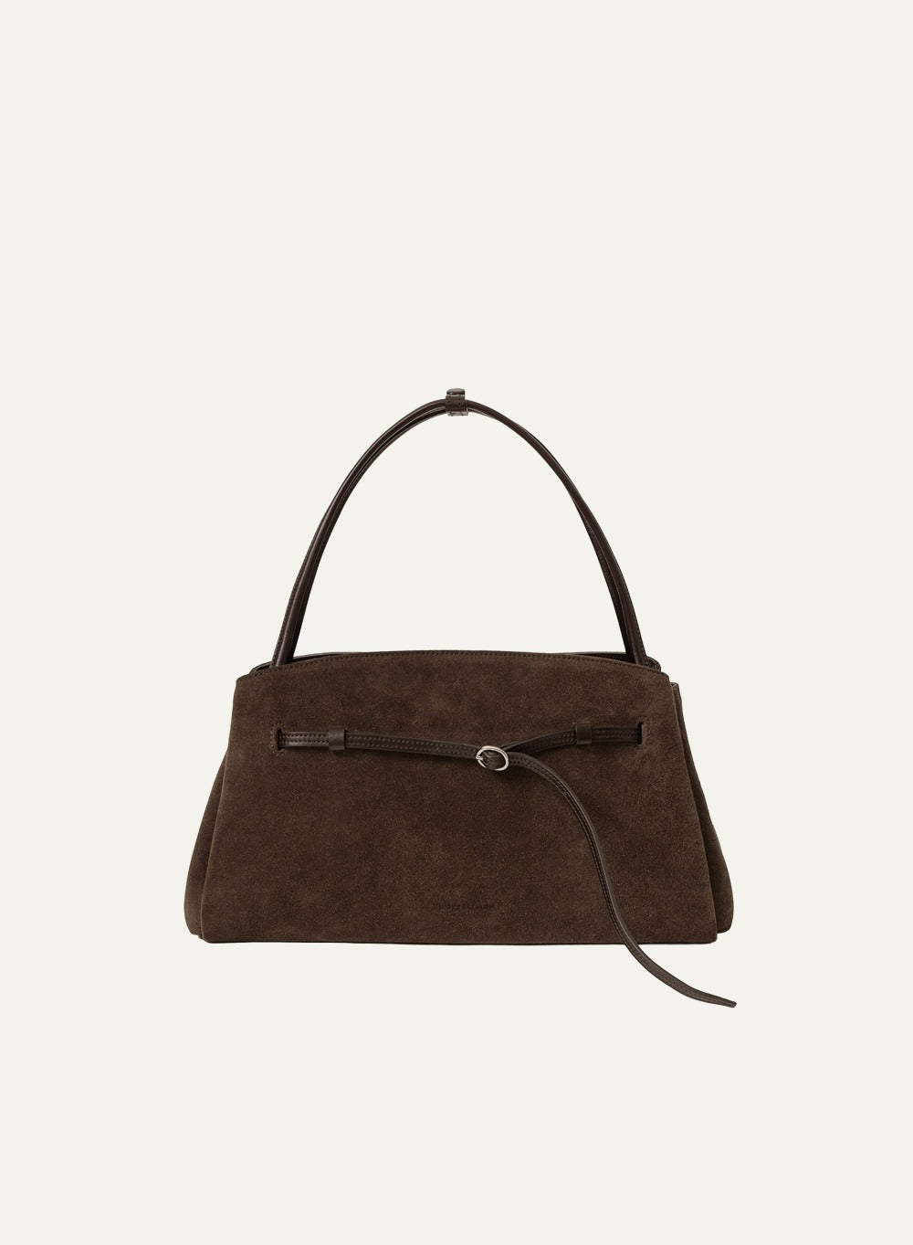 Kindersalmon Ovié Suede Leather Bag Chocolate (S)