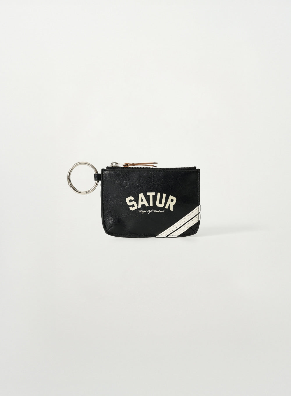 [SATUR] Lawton Contrast Card Wallet - Black