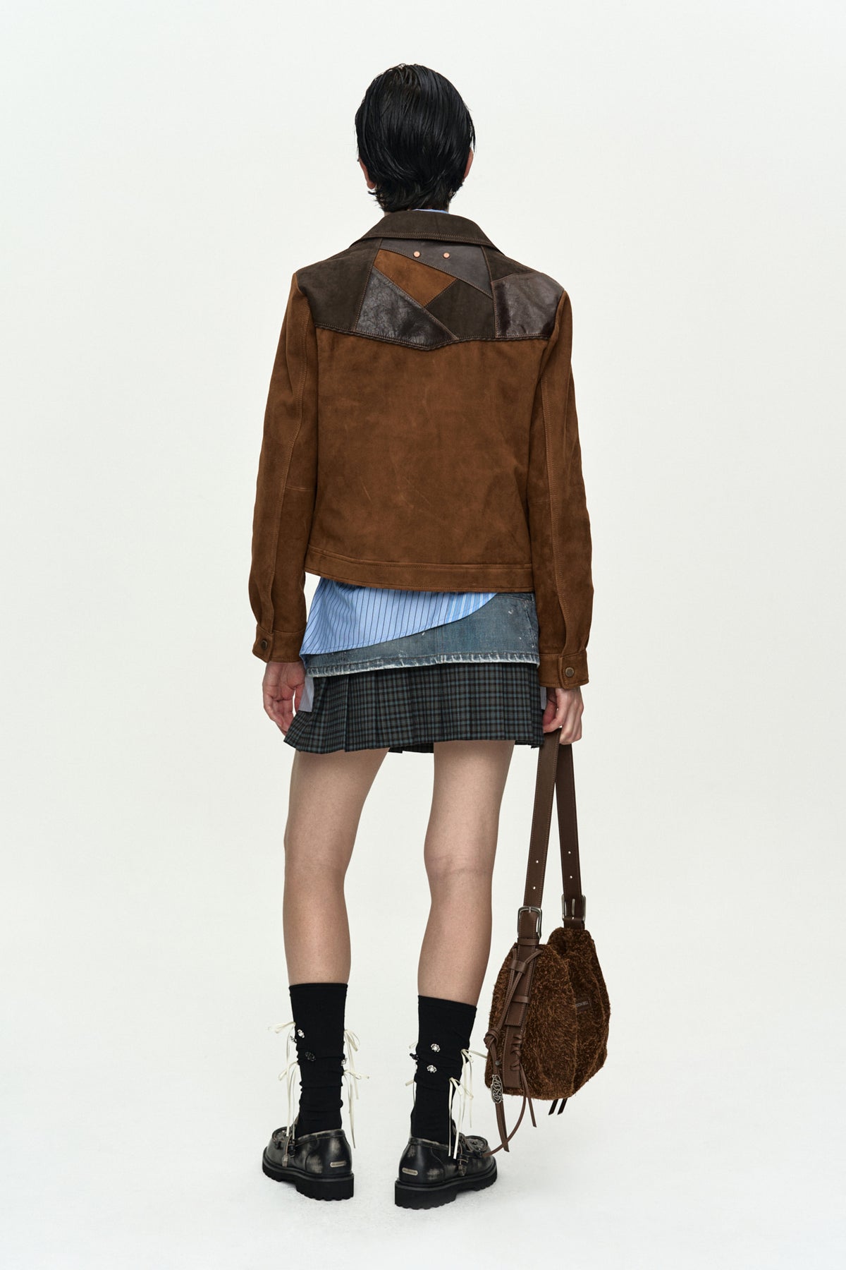 Andersson Bell Harvey Leather Patchwork Jacket