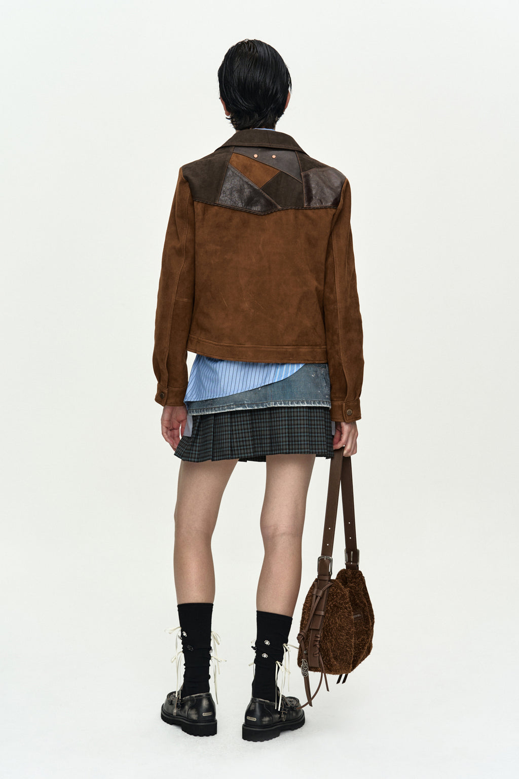 Andersson Bell Harvey Leather Patchwork Jacket