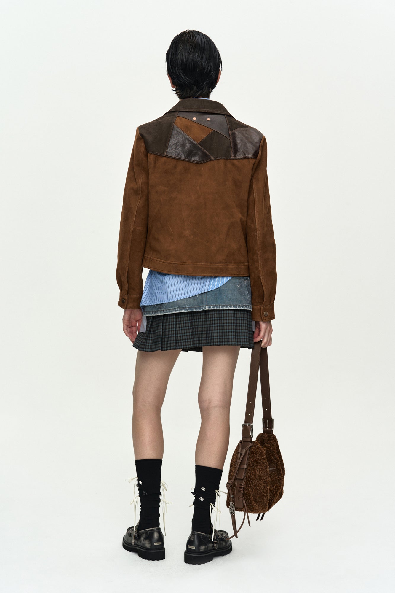 Andersson Bell Harvey Leather Patchwork Jacket