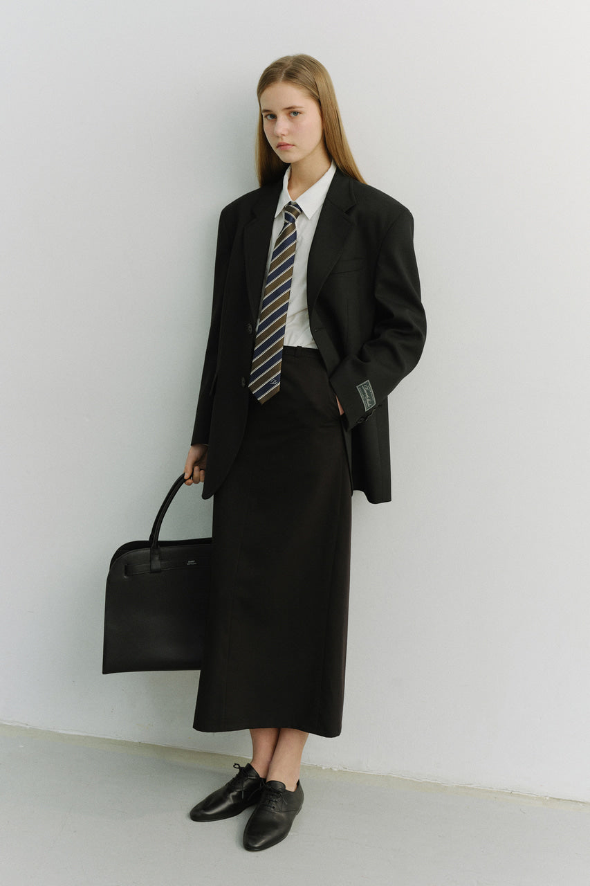 Dunst Striped Tie Olive