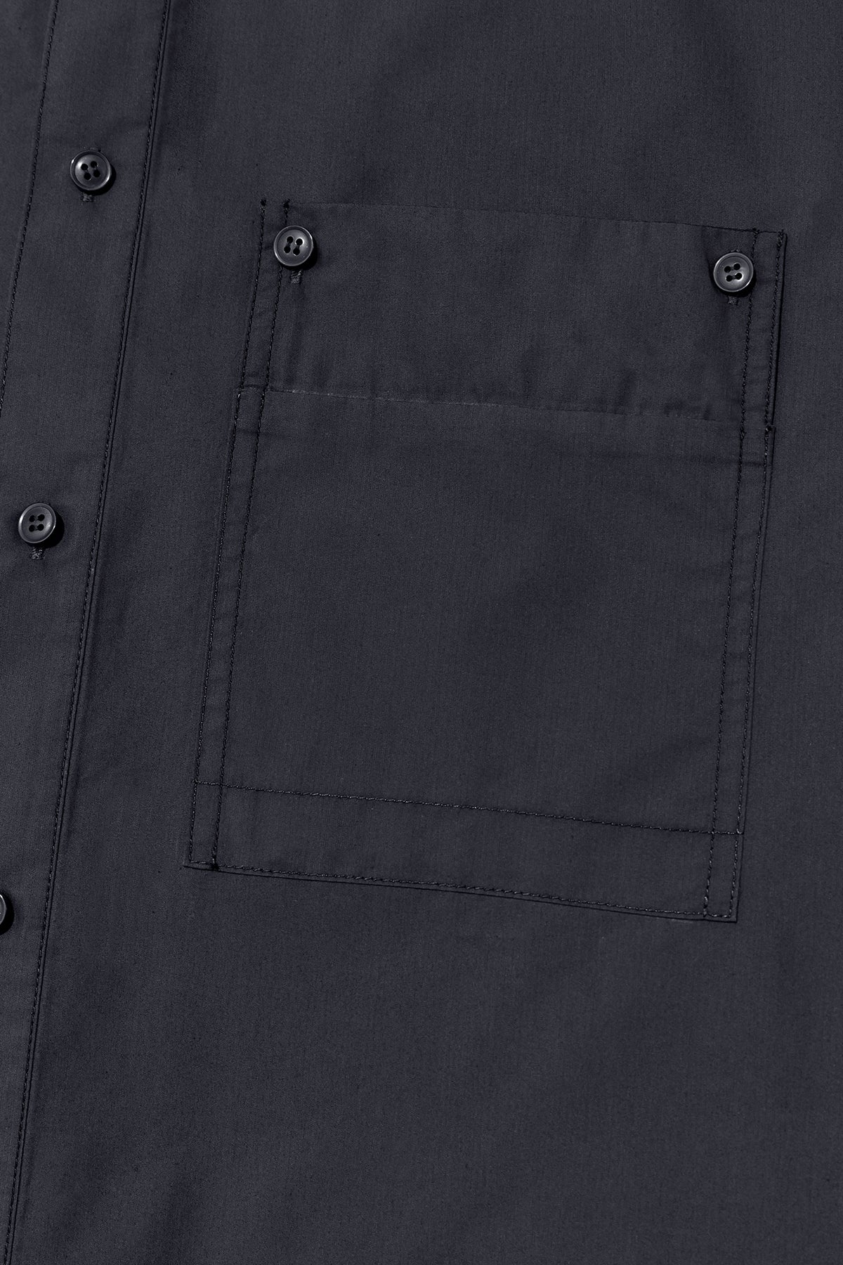 [matinkim] POCKET FOLDOVER SHIRT FOR MEN IN CHARCOAL