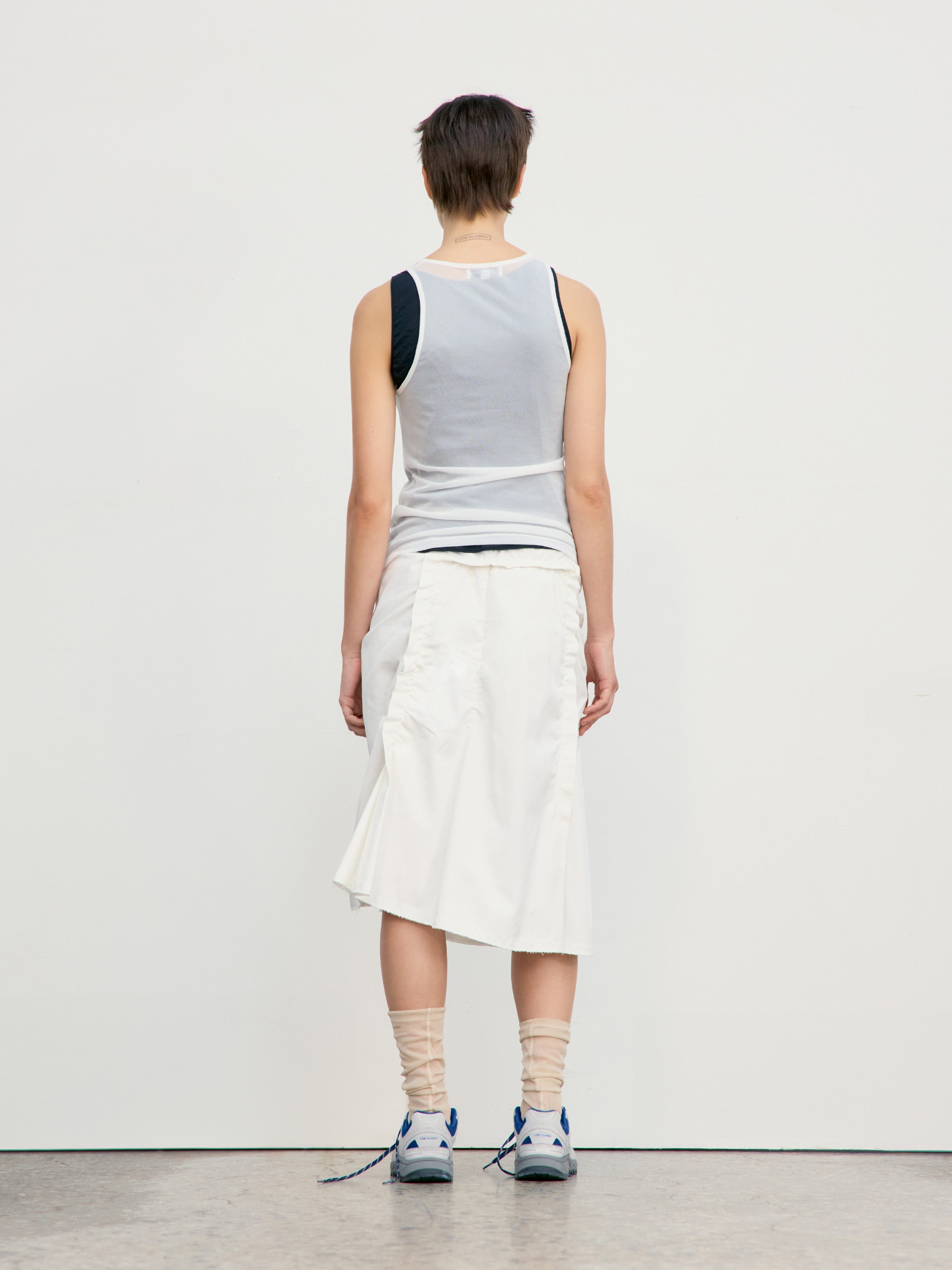 Low Classic Laid Back Sleeveless T-Shirt White