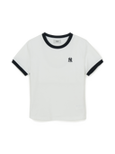 MLB Korea Women's Basic Small Logo Ringer T-Shirts