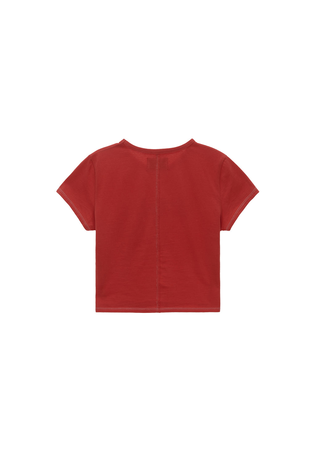 [matinkim] MATIN SHADE LOGO CROP TOP IN RED