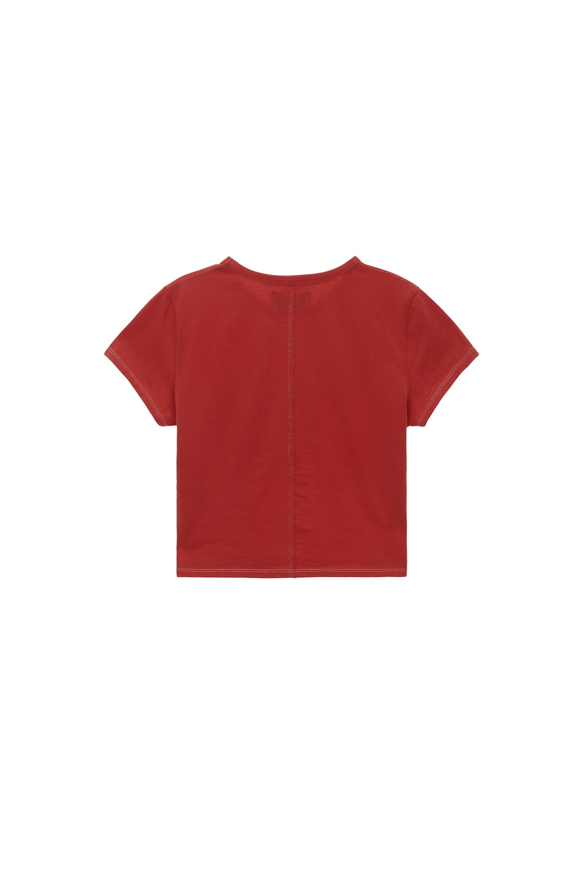 [matinkim] MATIN SHADE LOGO CROP TOP IN RED
