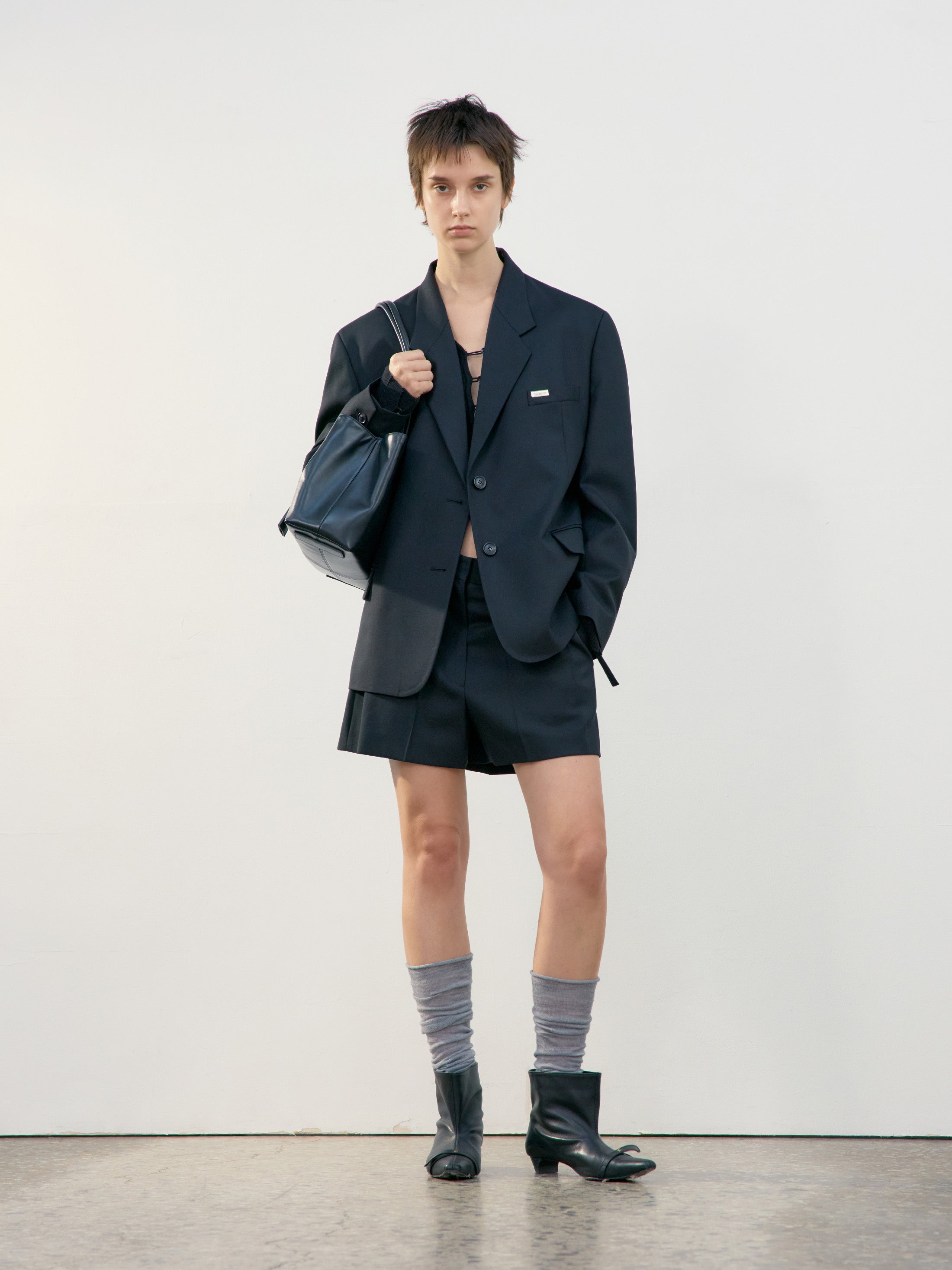 [low_classic] HARICOT MINI BAG  
BLACK