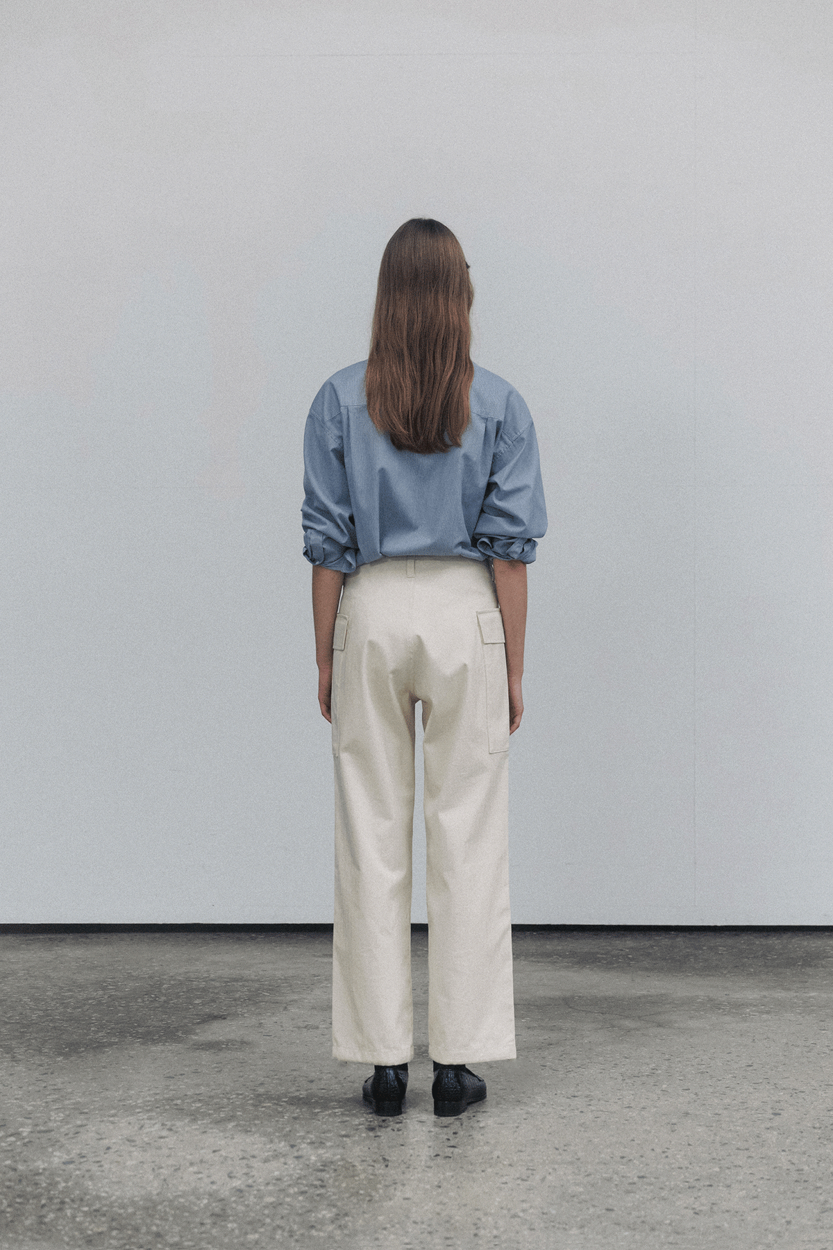 Nothing Written Washed cargo pants (Cream)