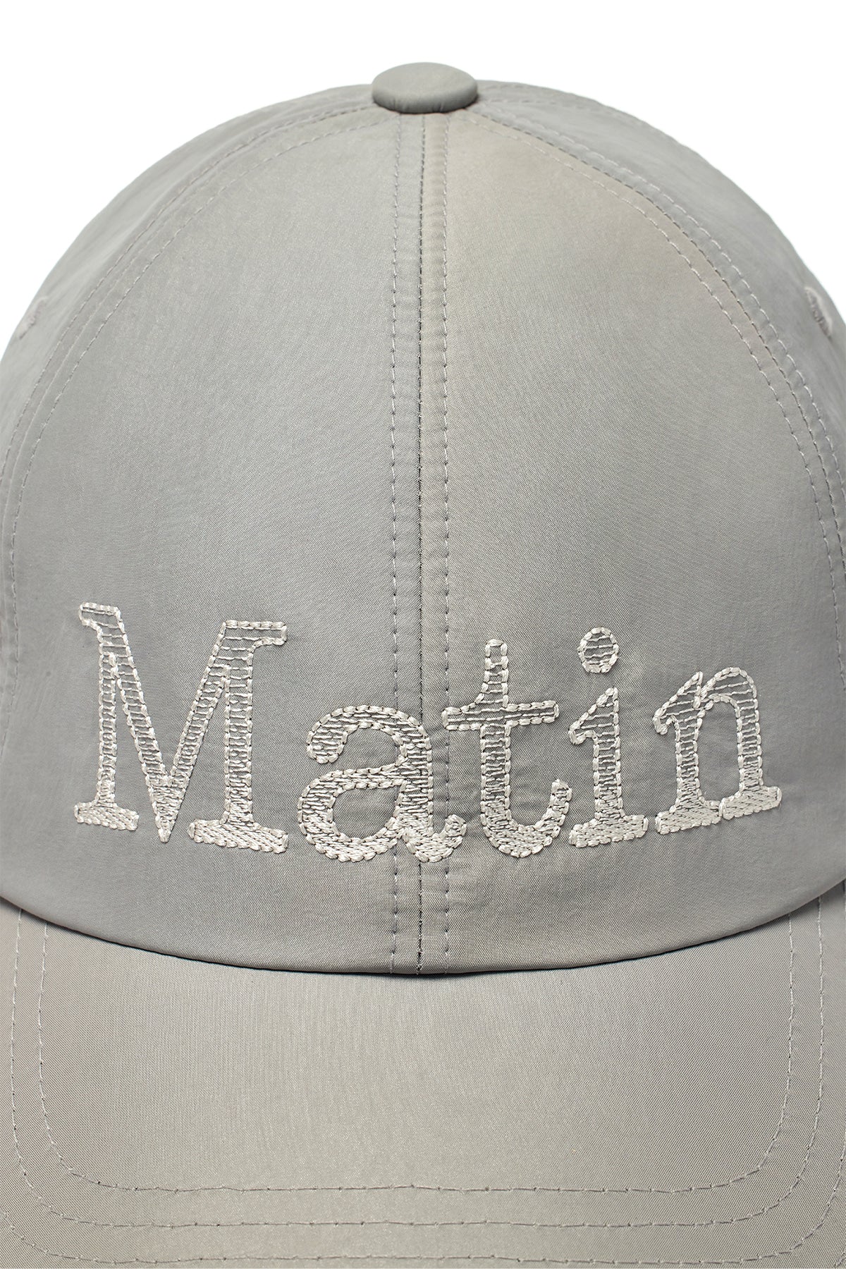 [matinkim] MATIN GLOSSY BALL CAP IN GREY