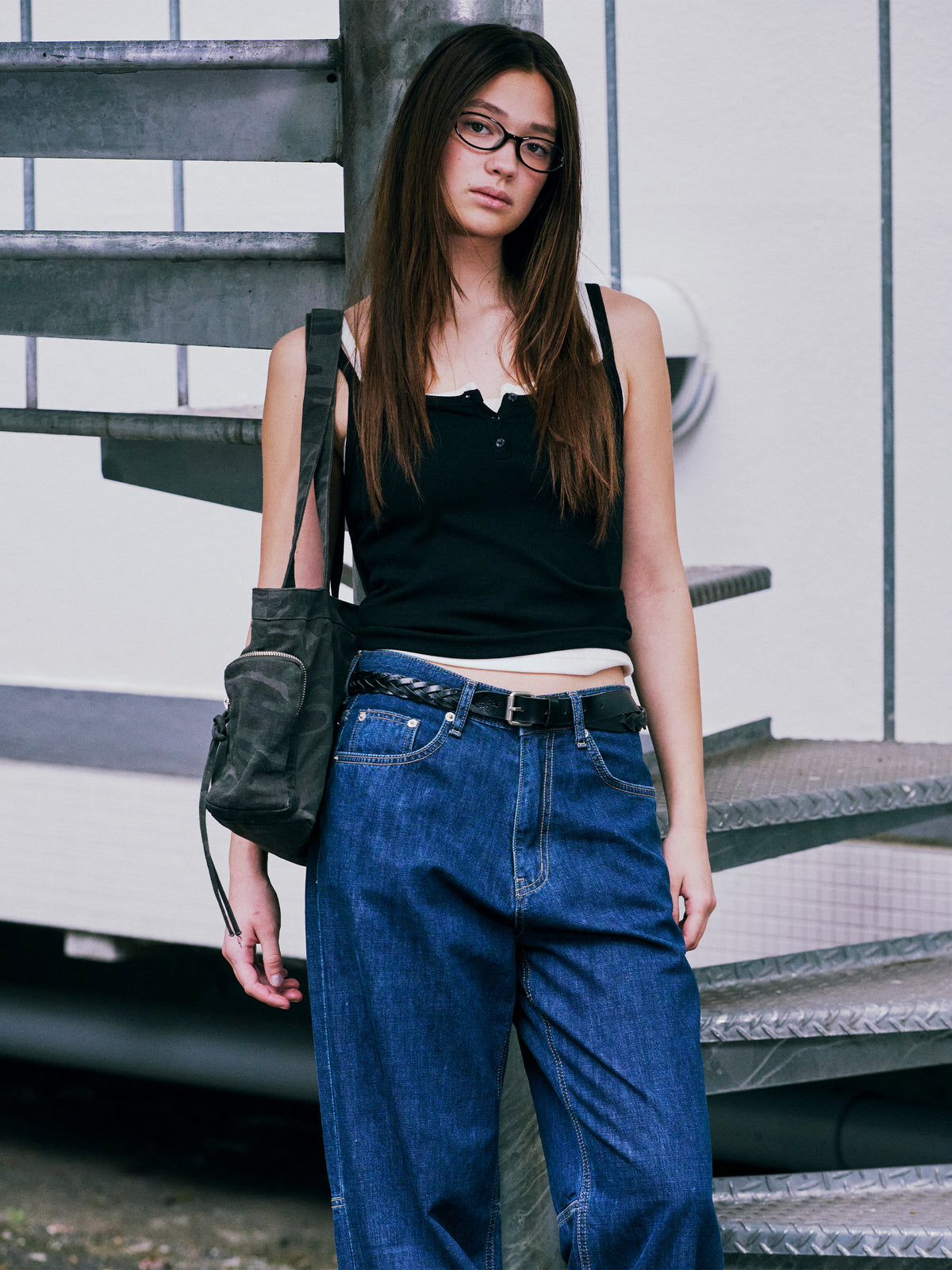 Low Classic Airy Loose-Fit Jeans Blue