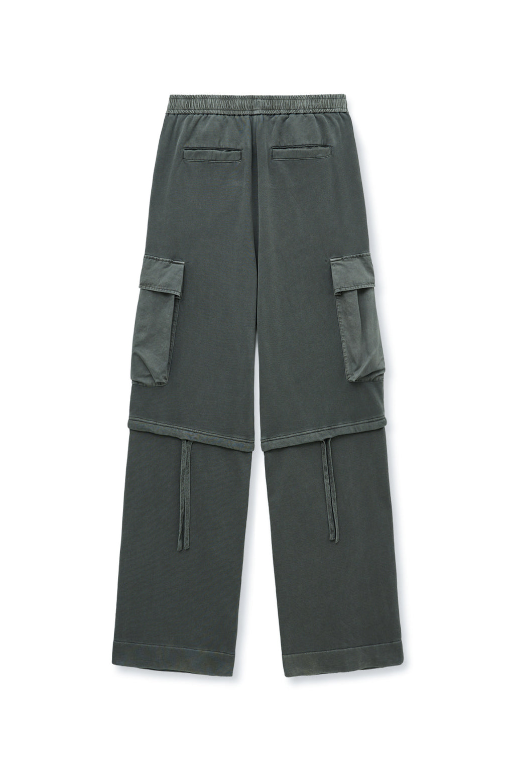 [matinkim] PIGMENT DYED CARGO PANTS FOR MEN IN CHARCOAL
