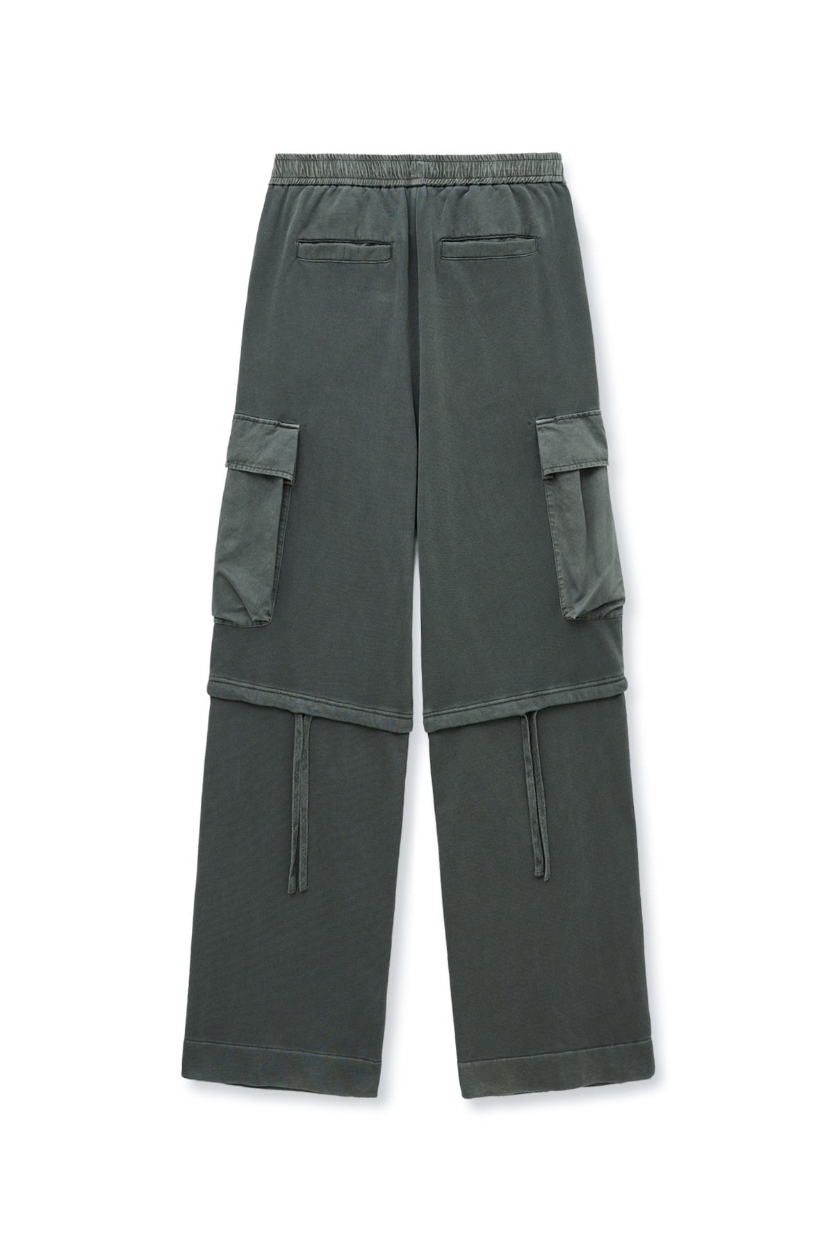 [matinkim] PIGMENT DYED CARGO PANTS FOR MEN IN CHARCOAL