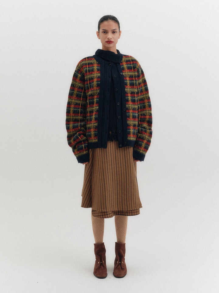 EENK Flared Midi Skirt - Camel