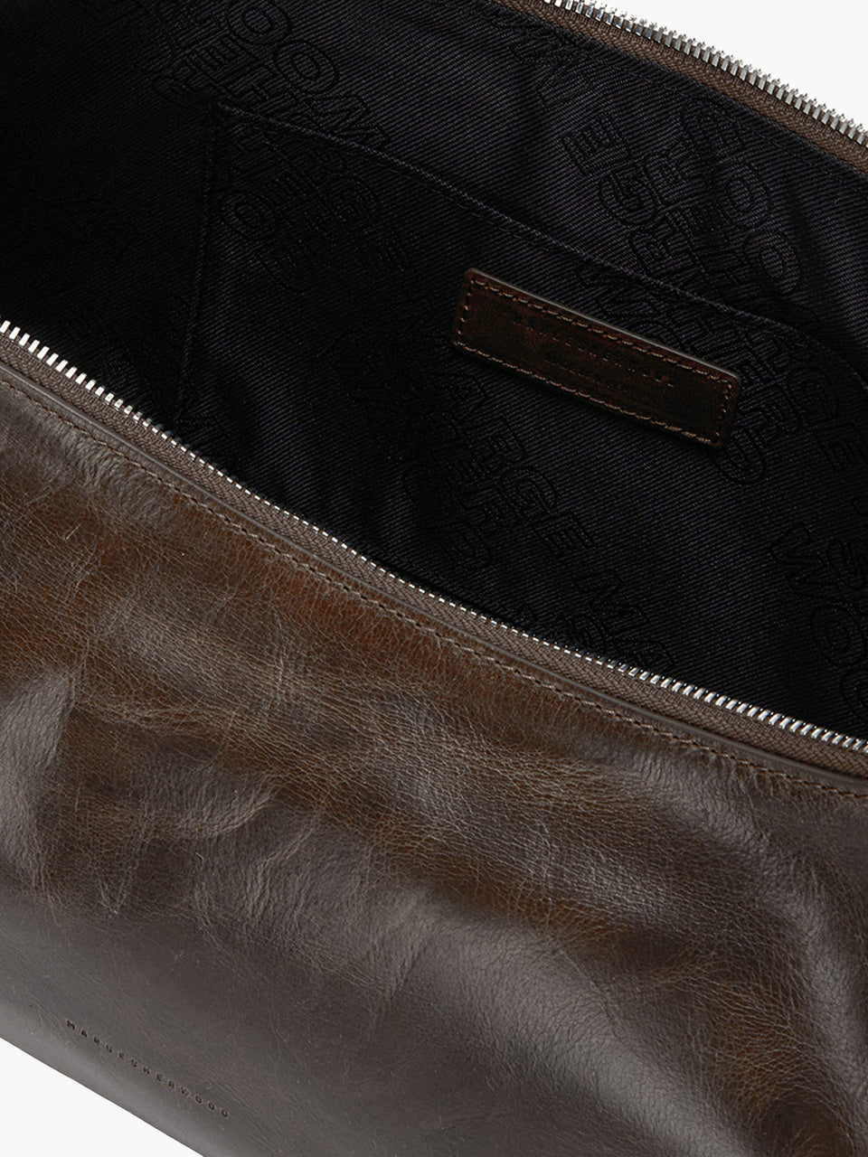 Margesherwood Hobo Large washed brown pull-up