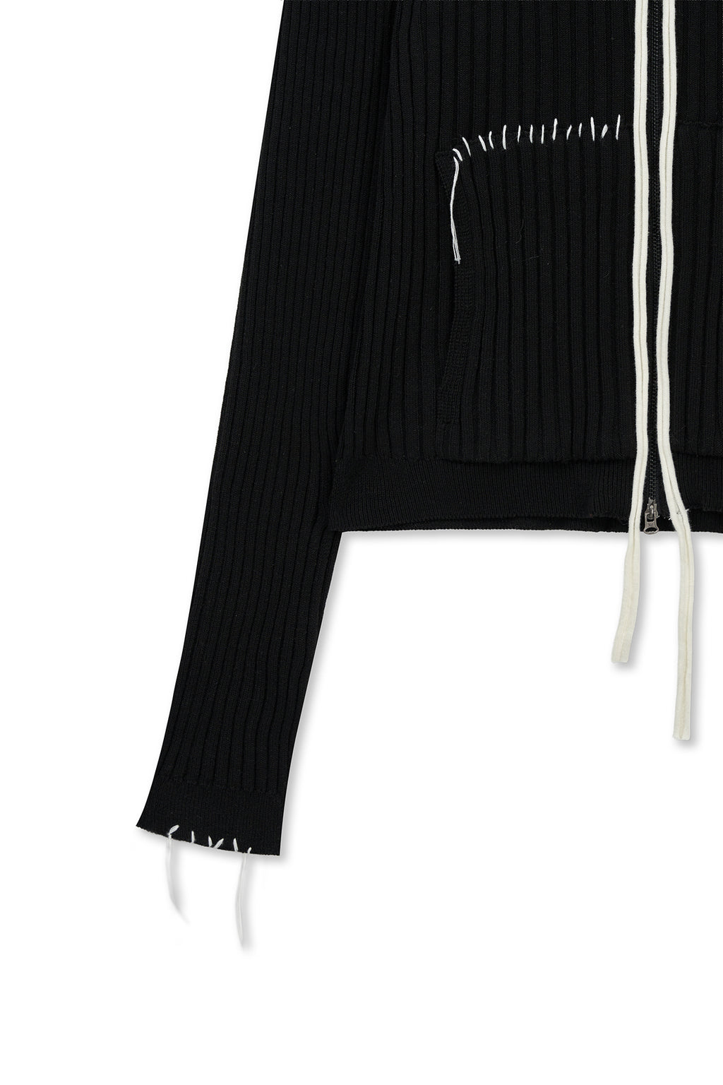 Matinkim Handcraft Slim Fit Cardigan IN Black