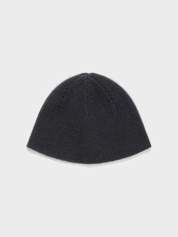 Low Classic Angora Blend Beanie Blue Black