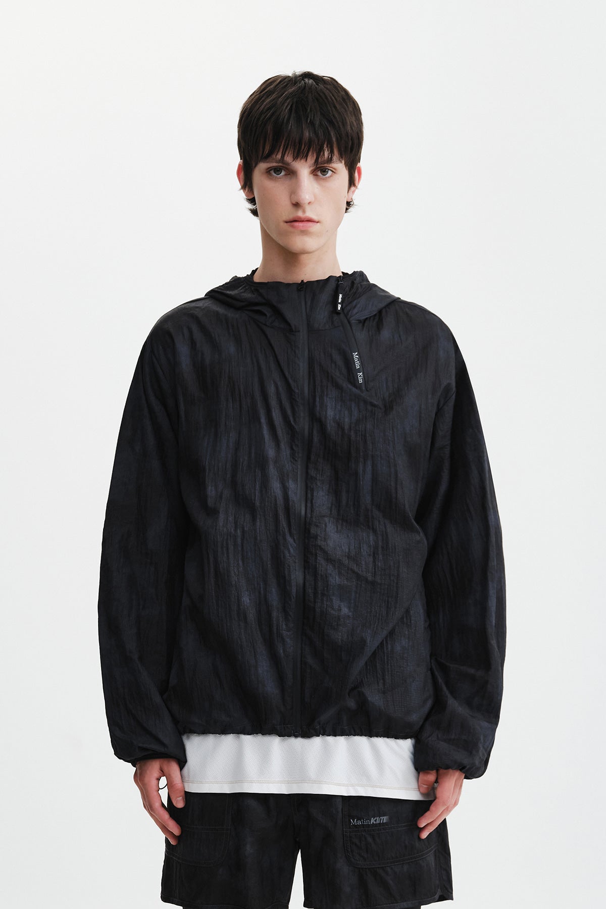 Matinkim Matin Pace Reflective Logo Windbreaker IN Black